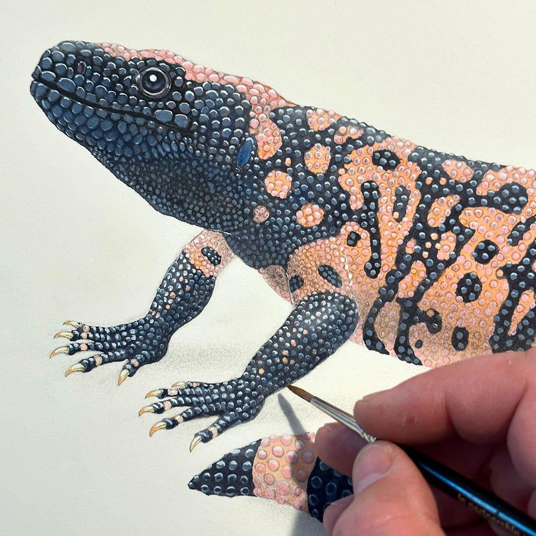 New Painting: Gila Monster