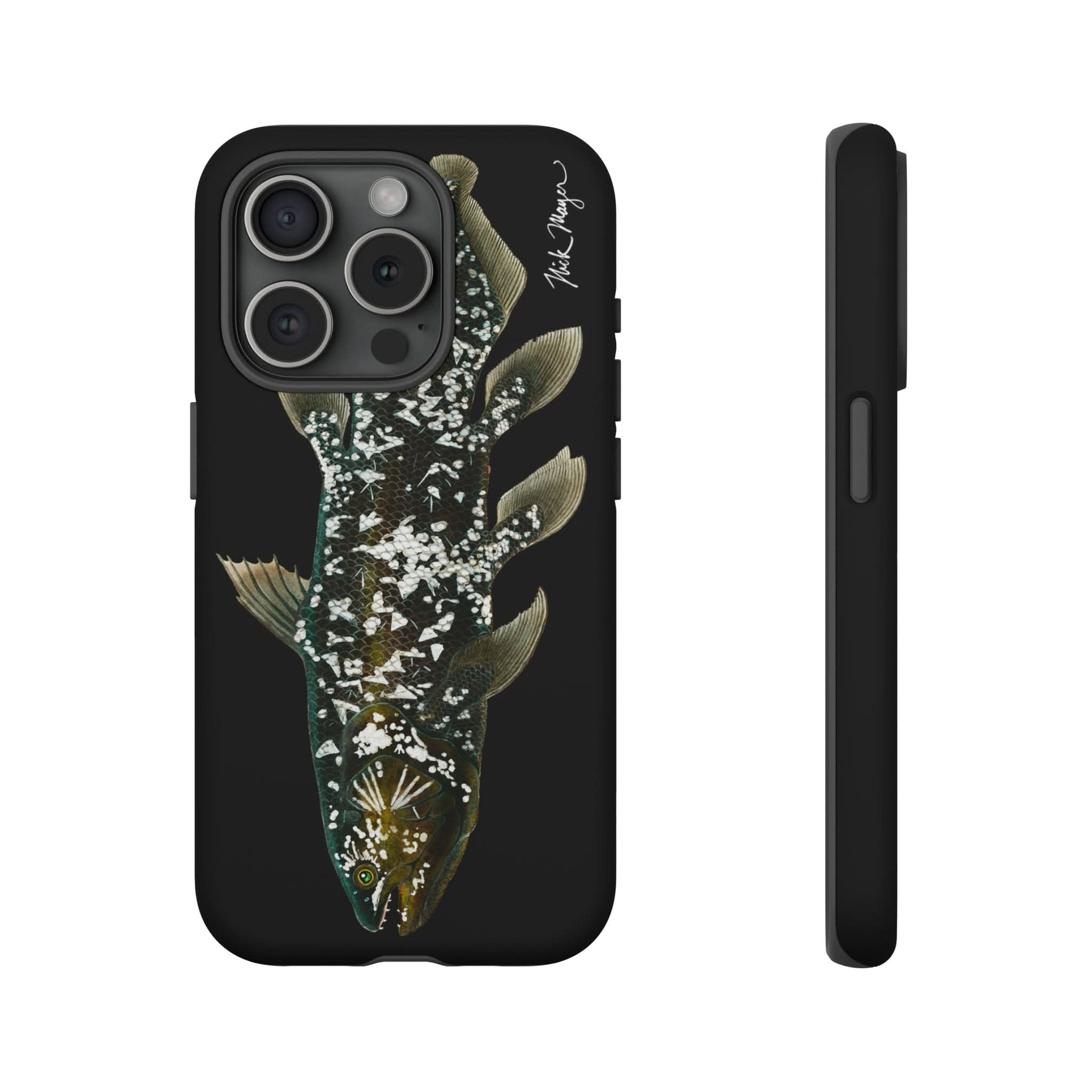 Coelacanth Black iPhone 15 Case