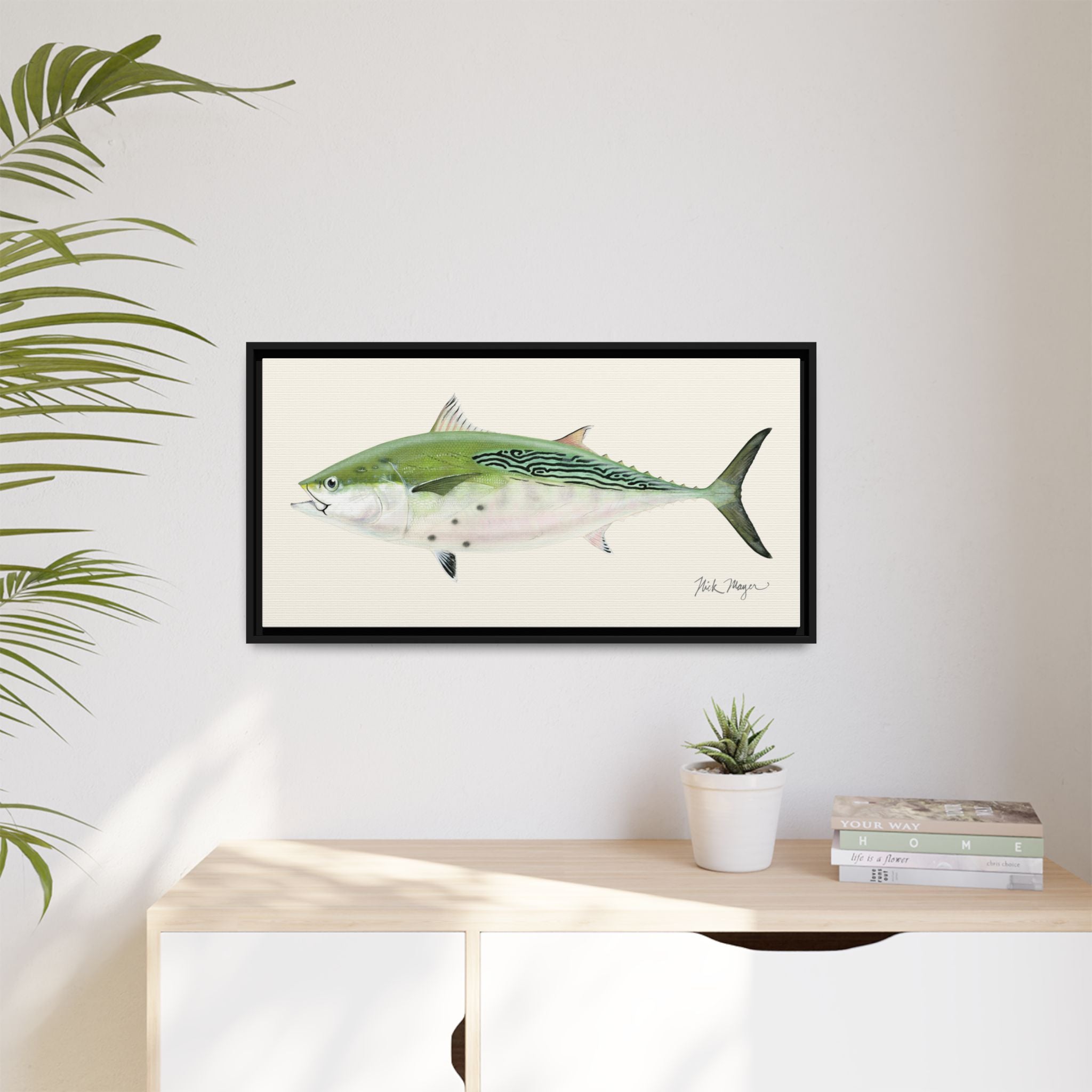 Albie Framed Canvas Print