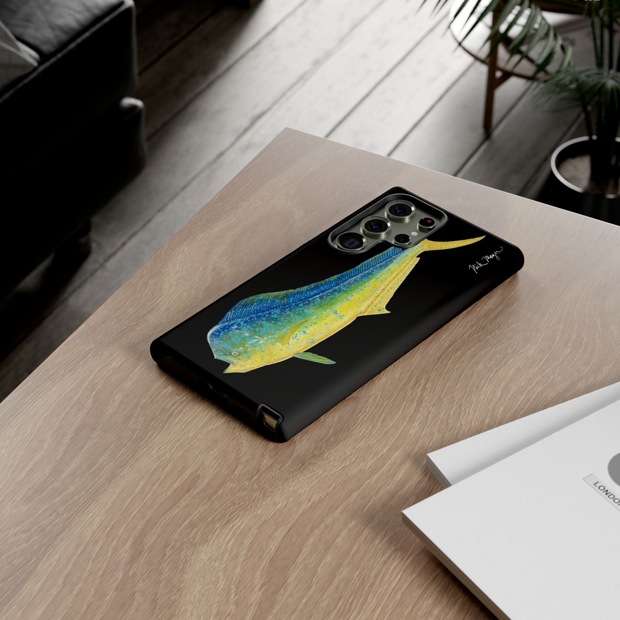 Bull Mahi Black Phone Case (Samsung)