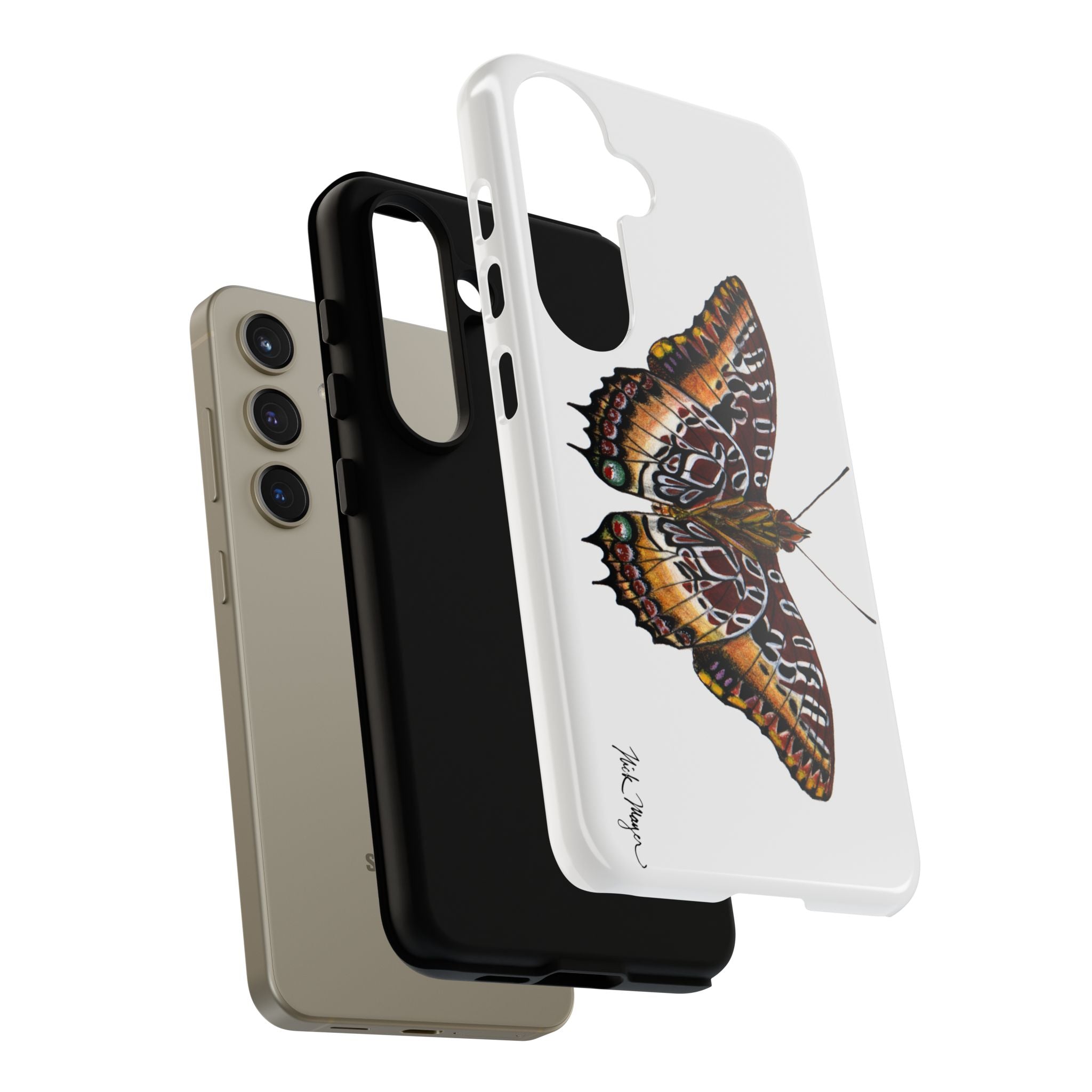Black Bordered Charaxes Phone Case (Samsung)