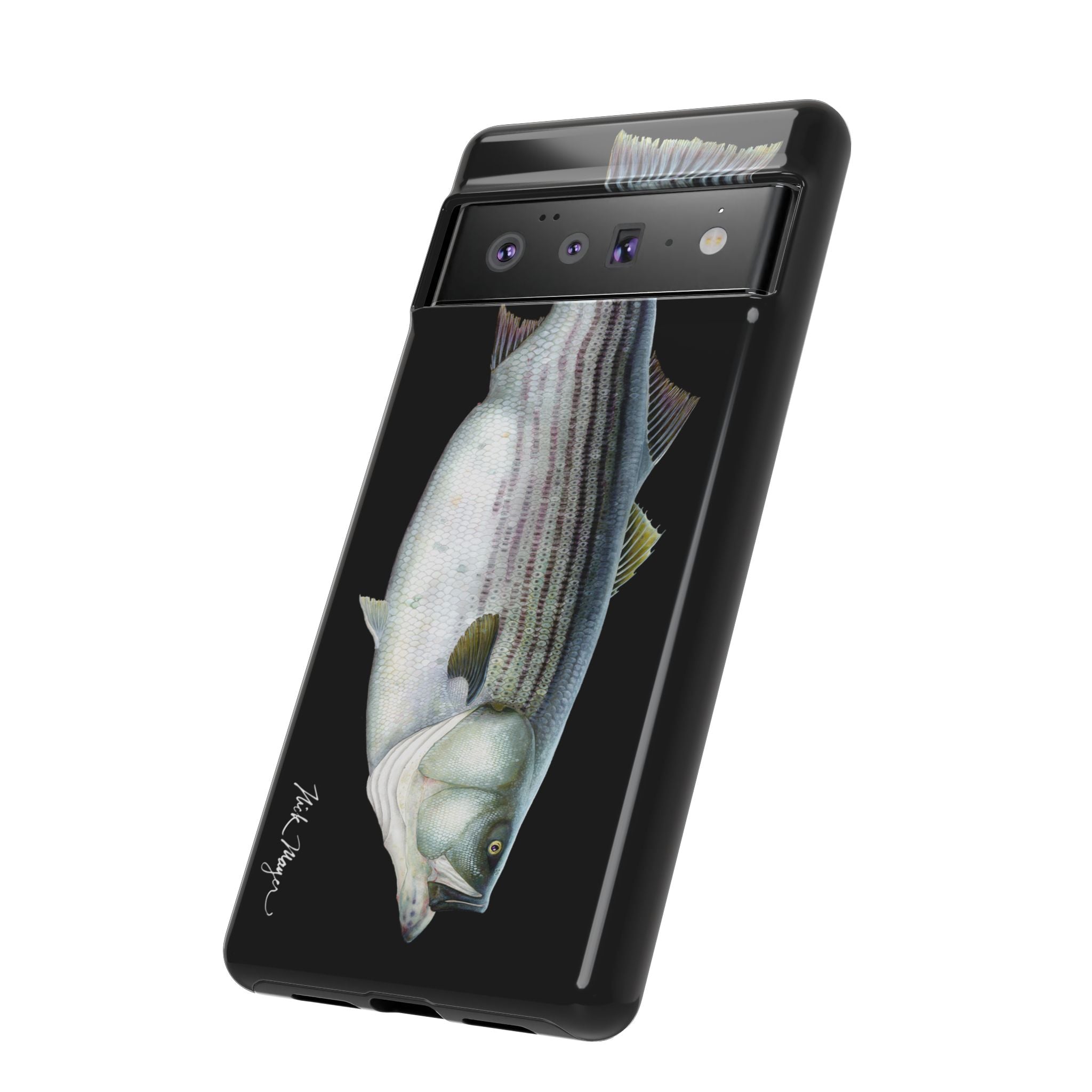 Cow Striper Phone Case (Samsung) - black