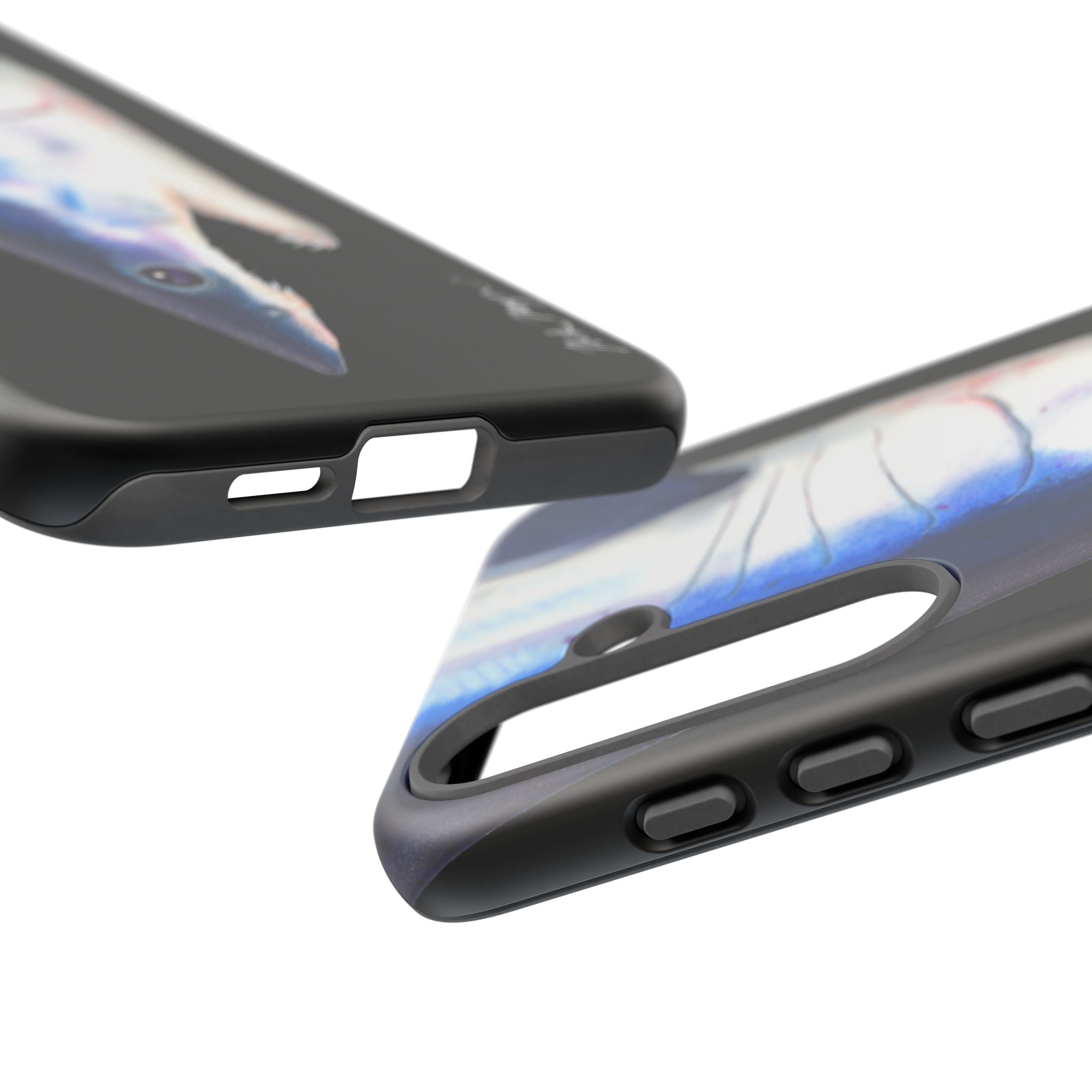 Mako Shark Face Black Phone Case (Samsung) Printify