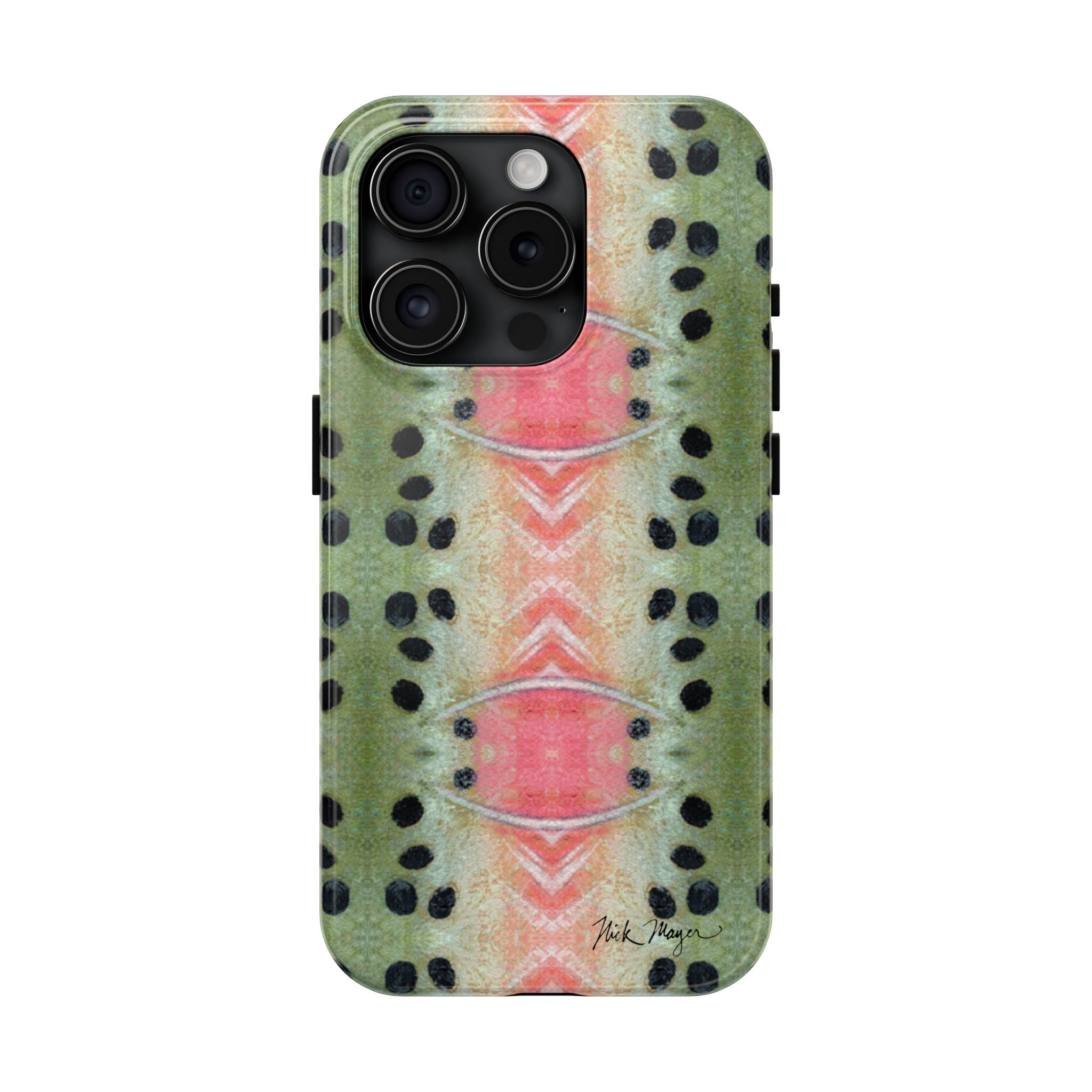 Rainbow Trout Pattern Phone Case (iPhone)