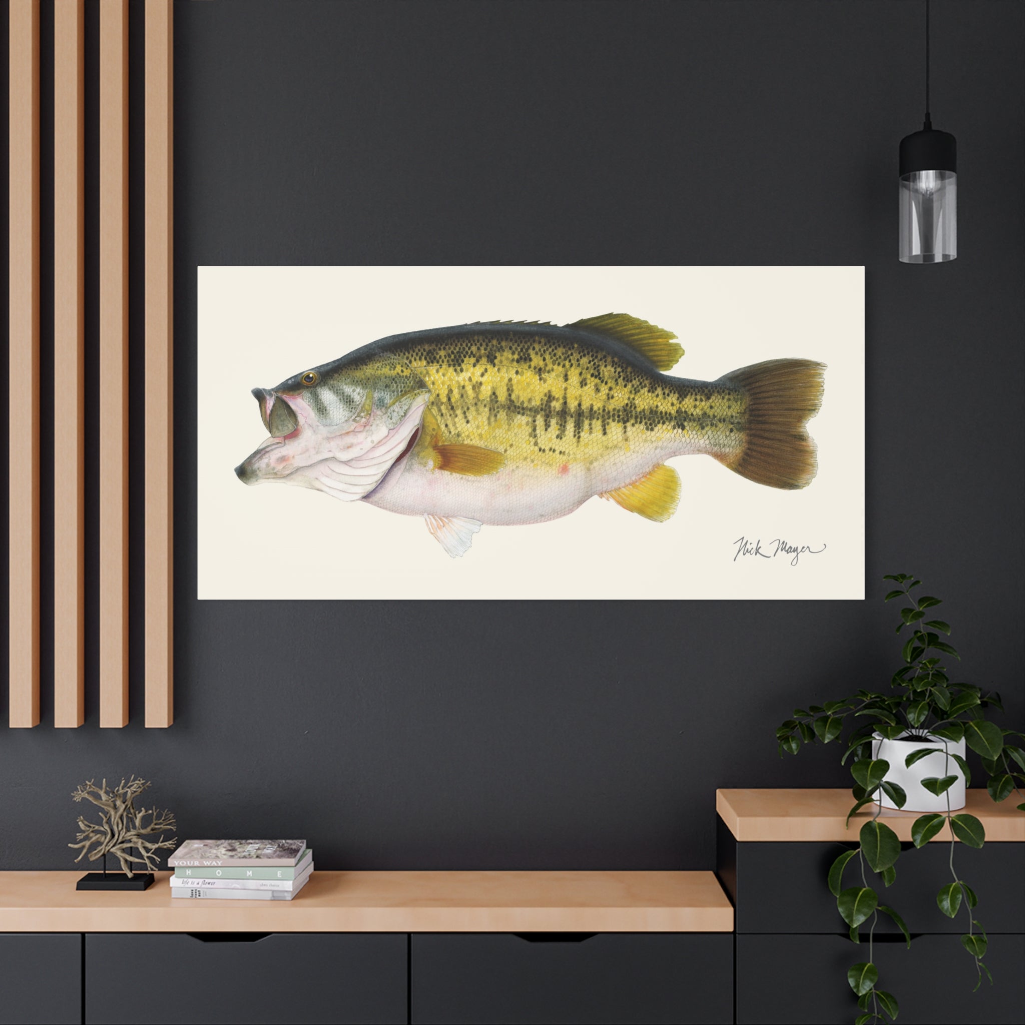 Largemouth Bass II Canvas Print