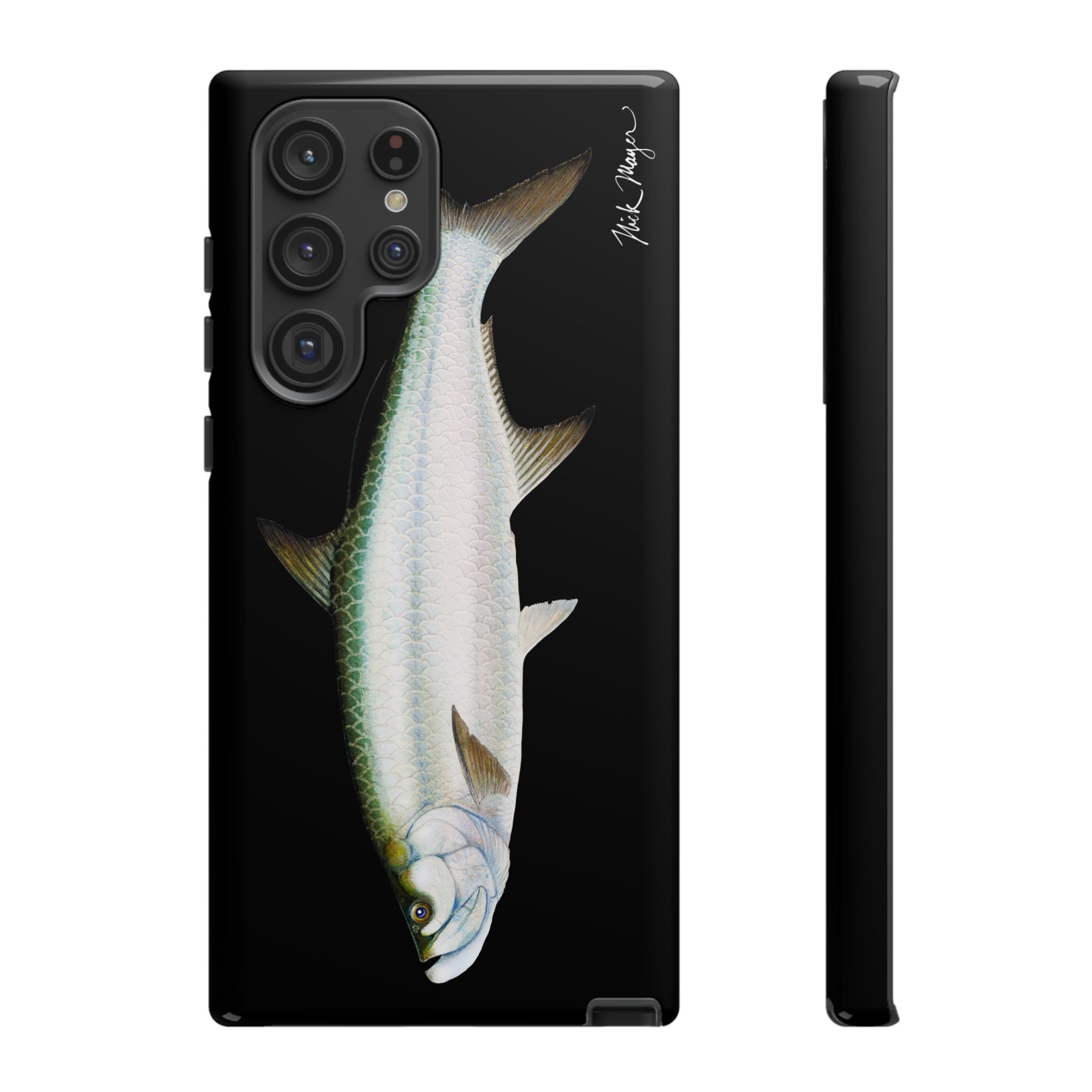 Tarpon Black Phone Case (Samsung) Printify