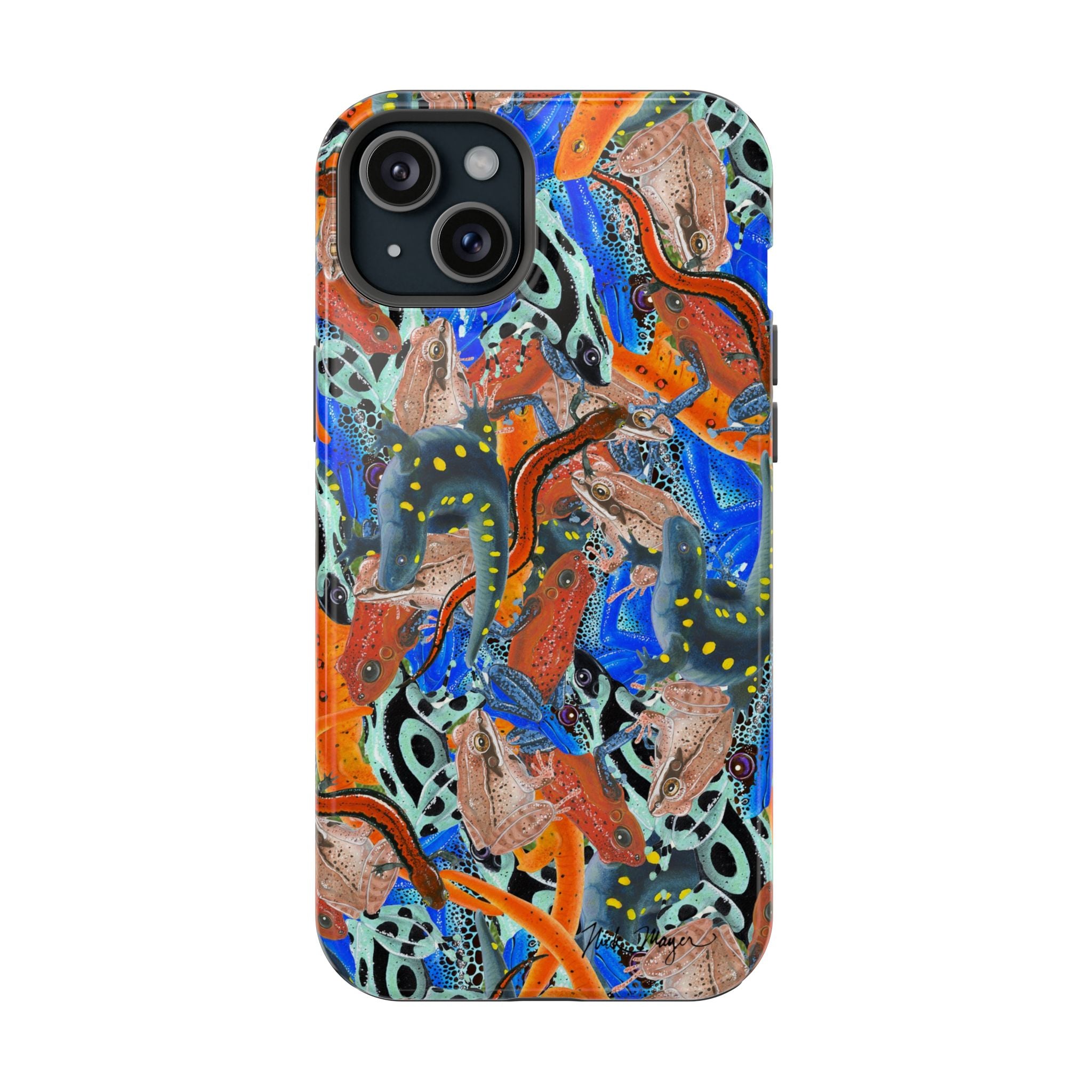 Frogs and Salamanders MagSafe iPhone Case