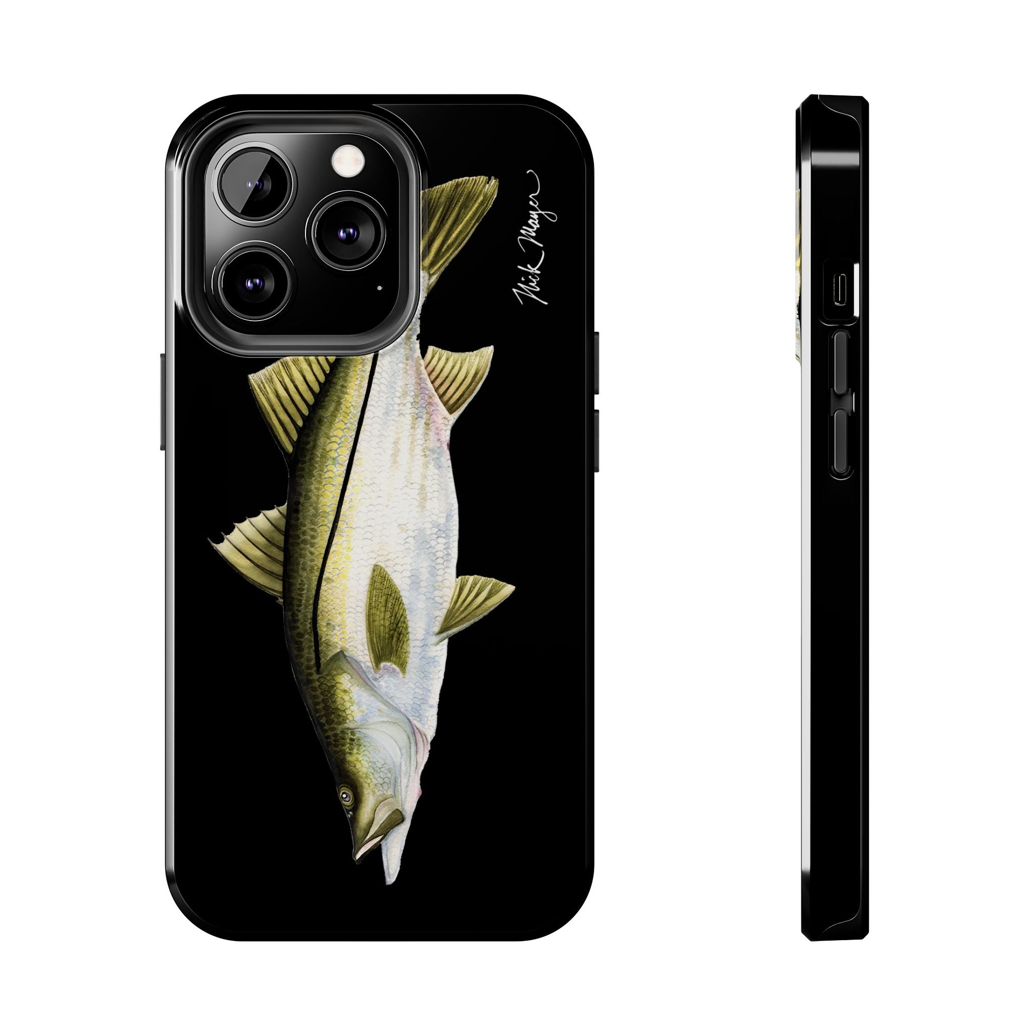 Snook Black Phone Case (iPhone)