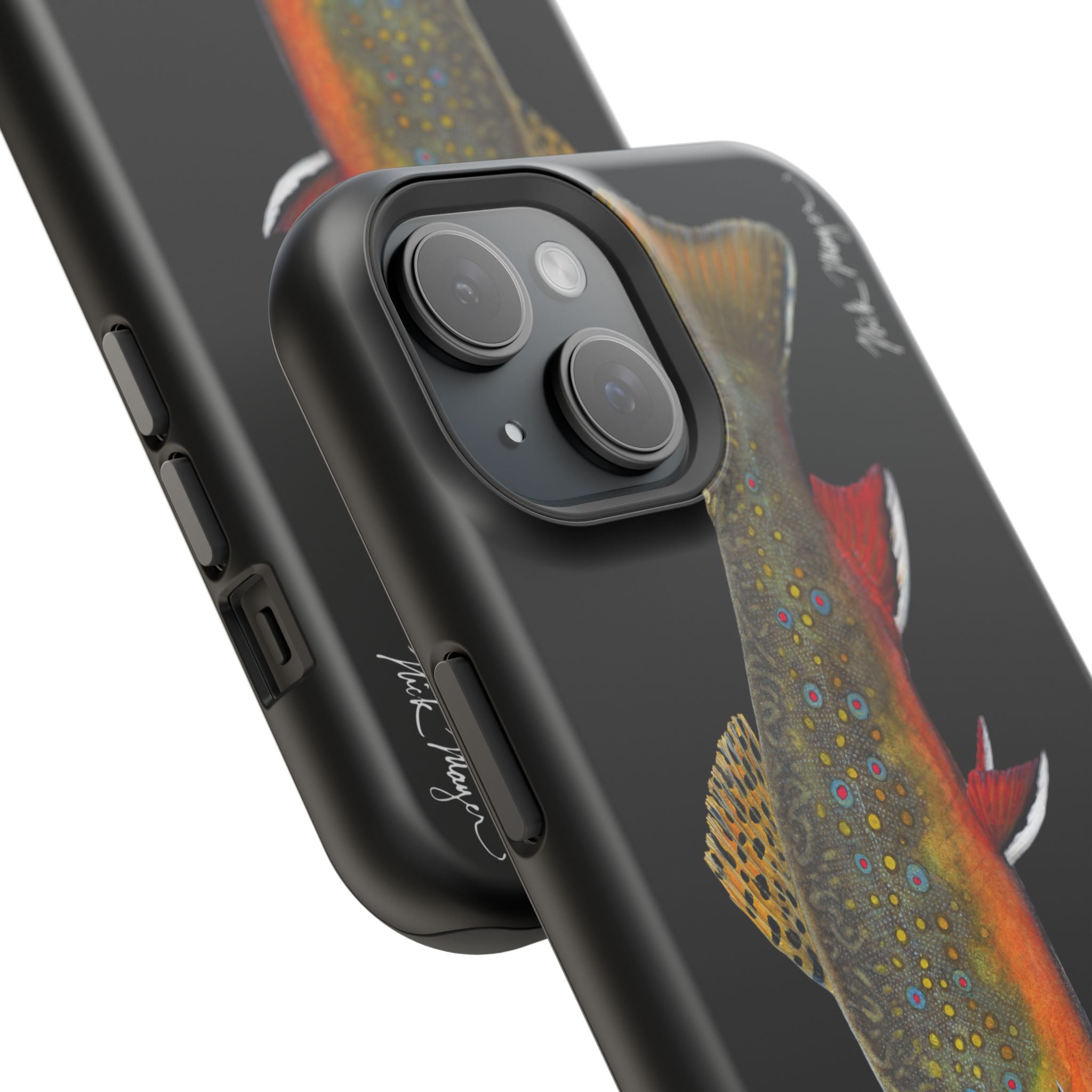 Brook Trout MagSafe Black iPhone Case