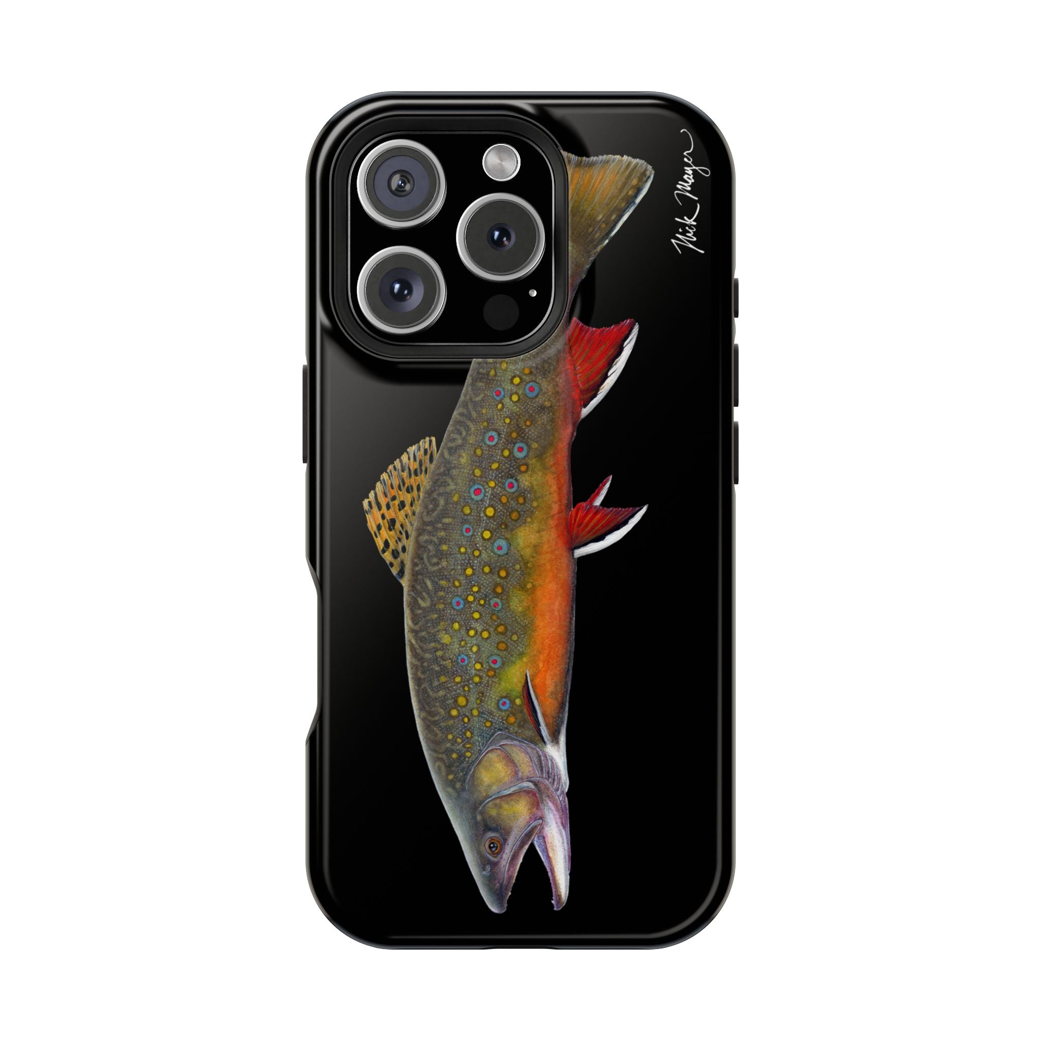 Brook Trout MagSafe Black iPhone Case