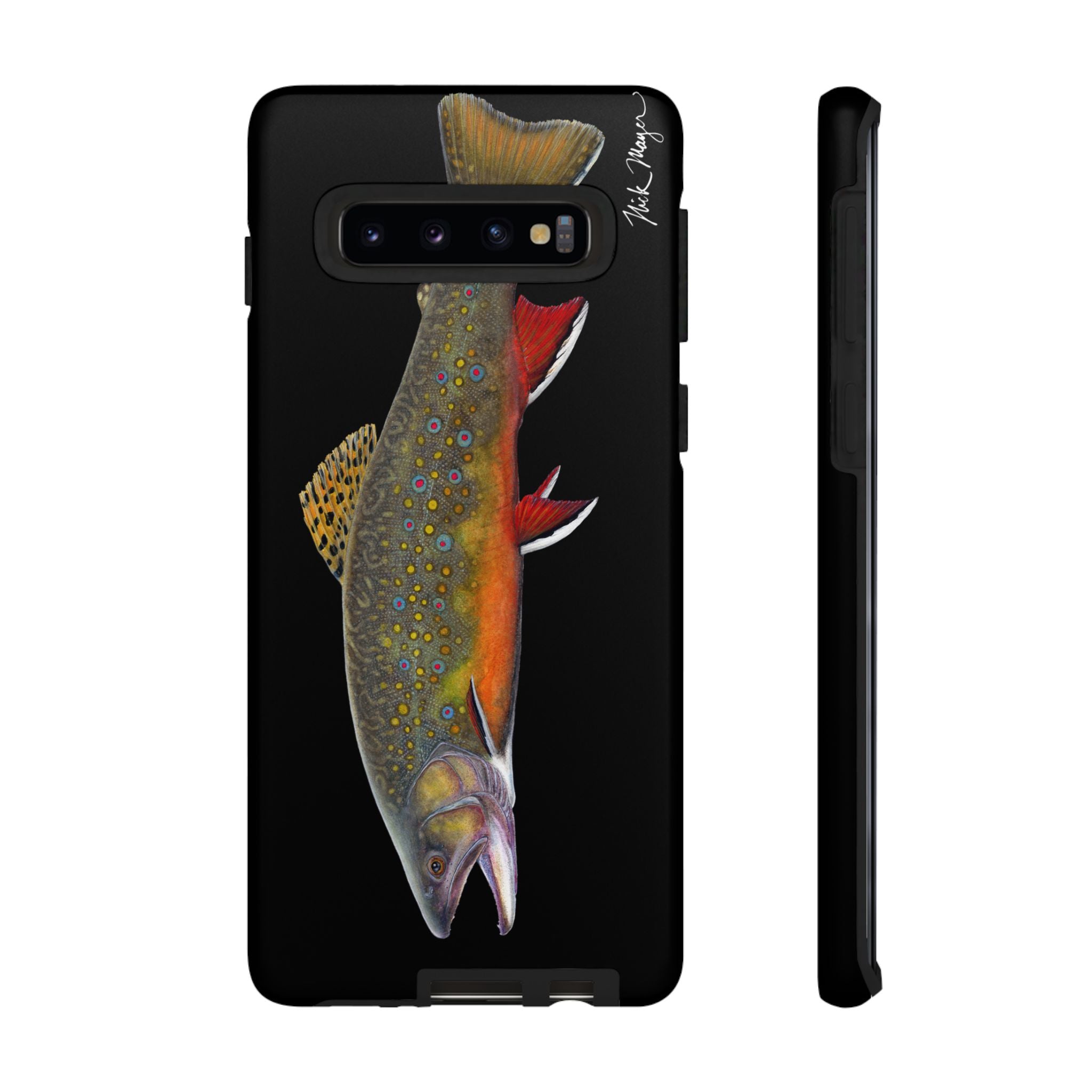 Brook Trout Black Phone Cases (Samsung)