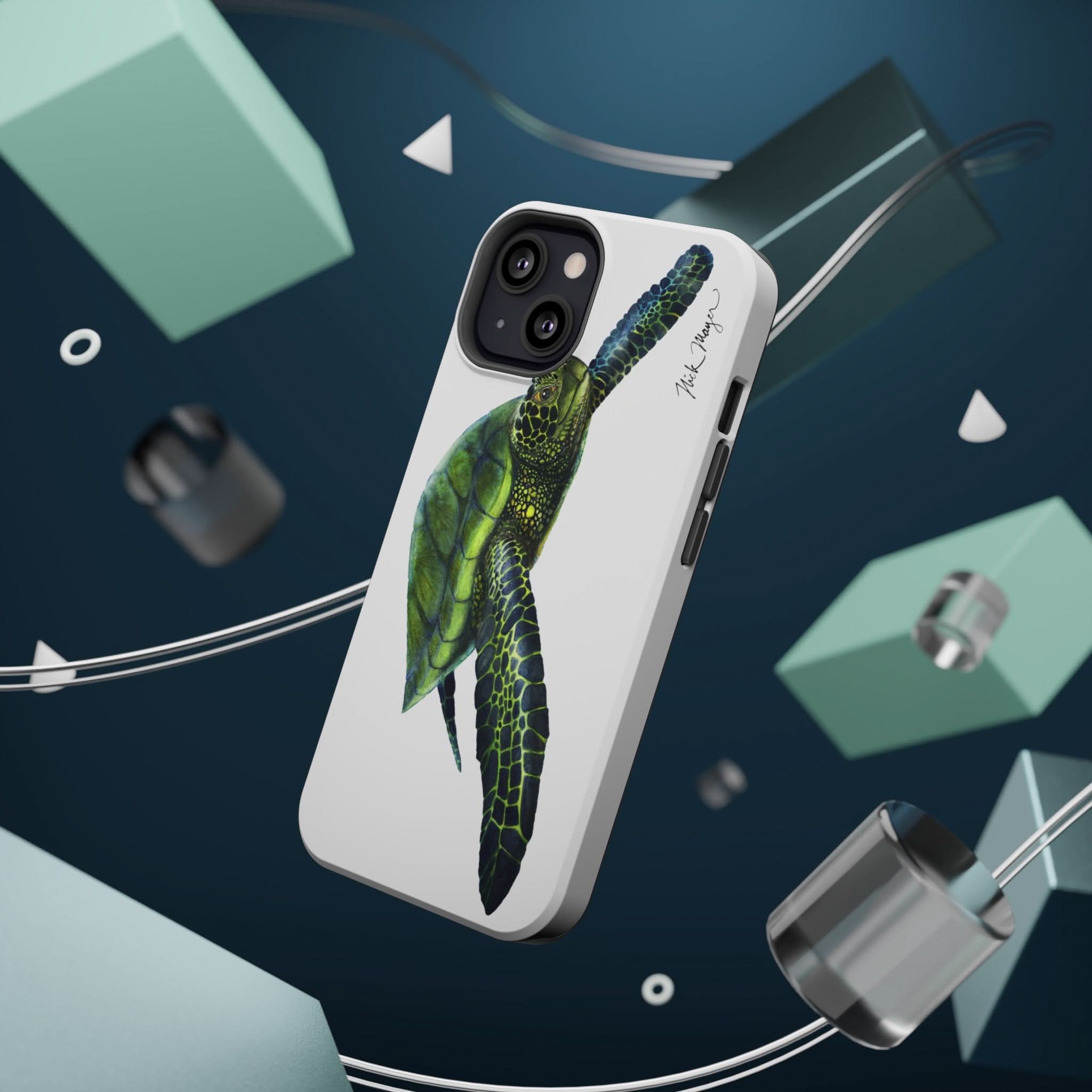 Green Sea Turtle MagSafe iPhone Case