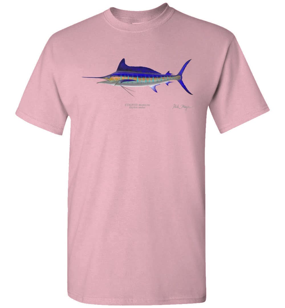 Striped Marlin Premium Comfort Colors Tee