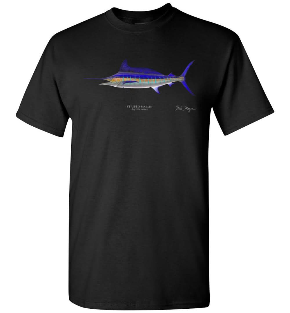 Striped Marlin Premium Comfort Colors Tee