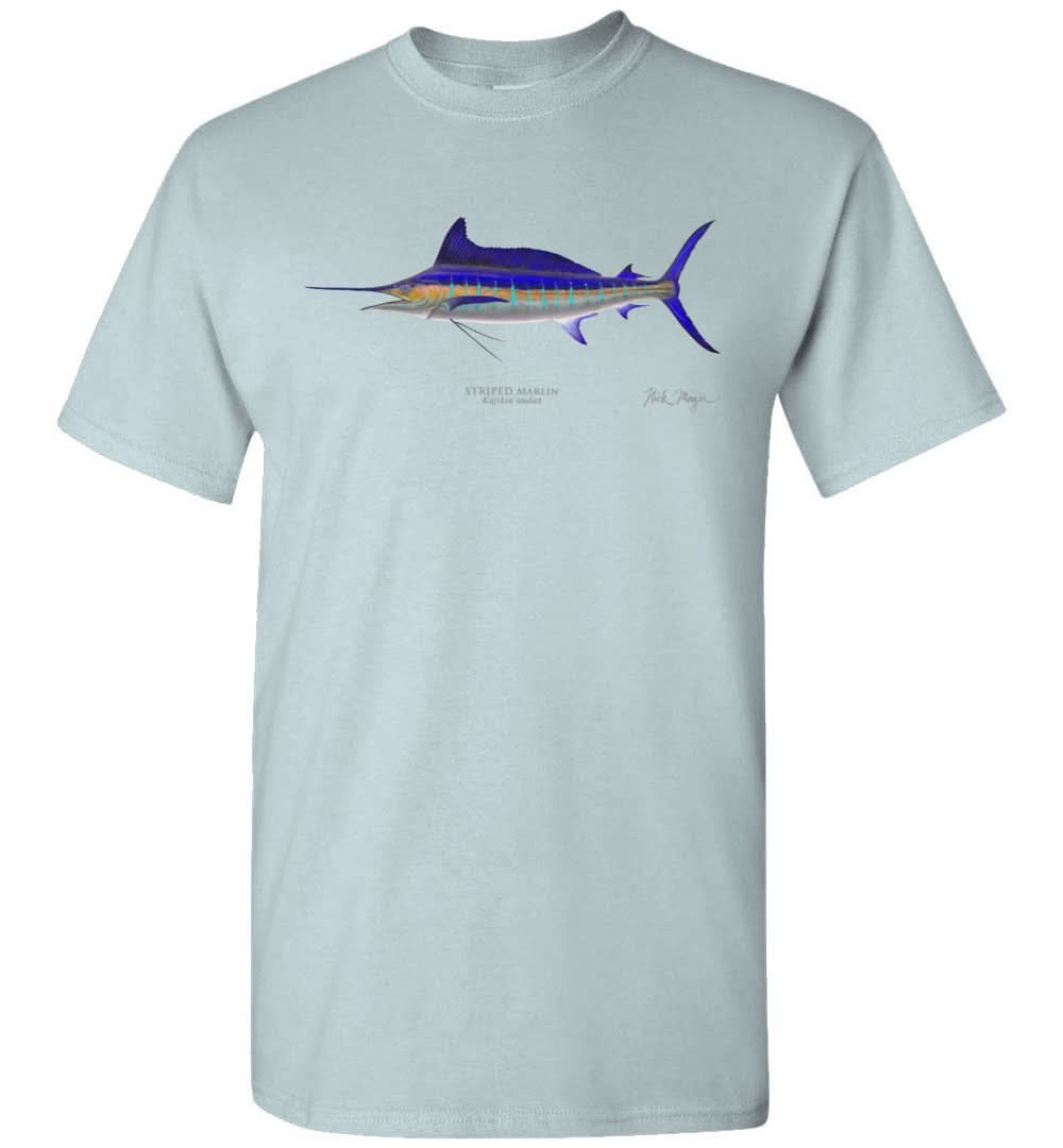 Striped Marlin Premium Comfort Colors Tee