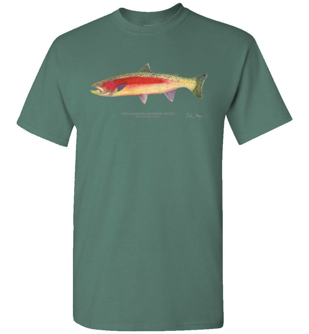 New Zealand Rainbow Trout  Premium Comfort Colors Tee