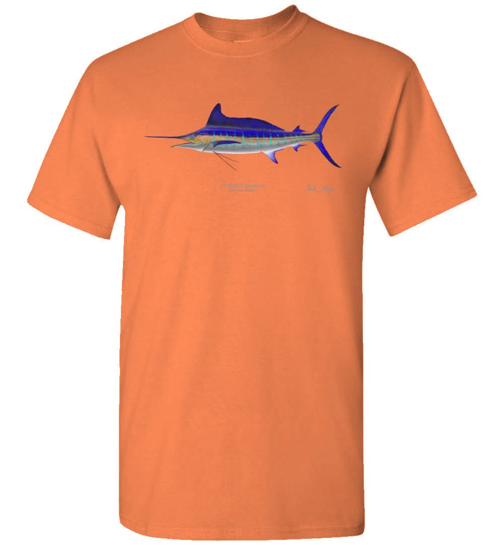 Striped Marlin Premium Comfort Colors Tee