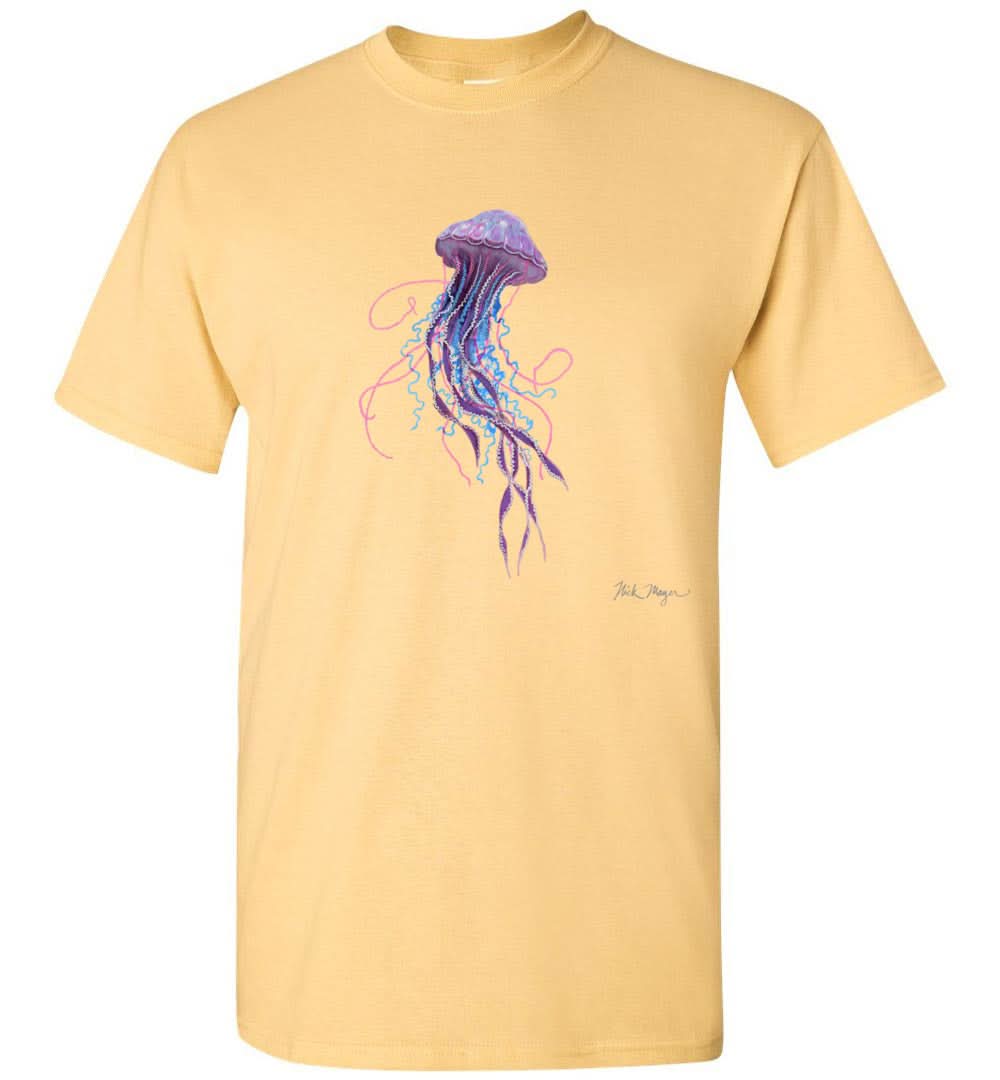 Purple Jellyfish Premium Comfort Colors Tee