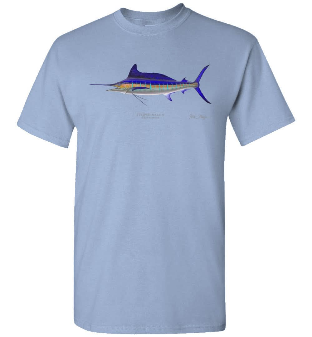 Striped Marlin Premium Comfort Colors Tee