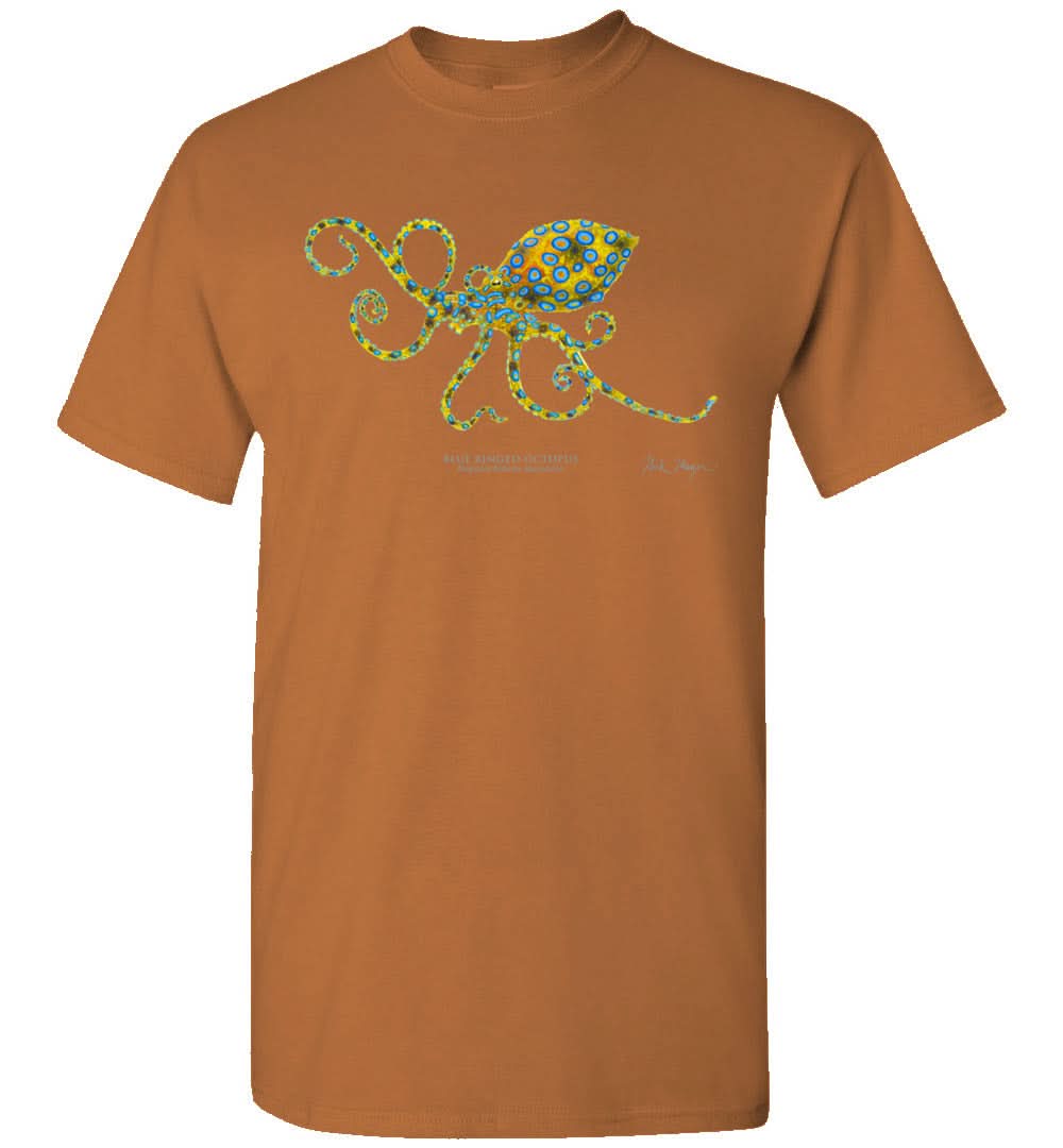 Blue Ringed Octopus Premium Comfort Colors Tee