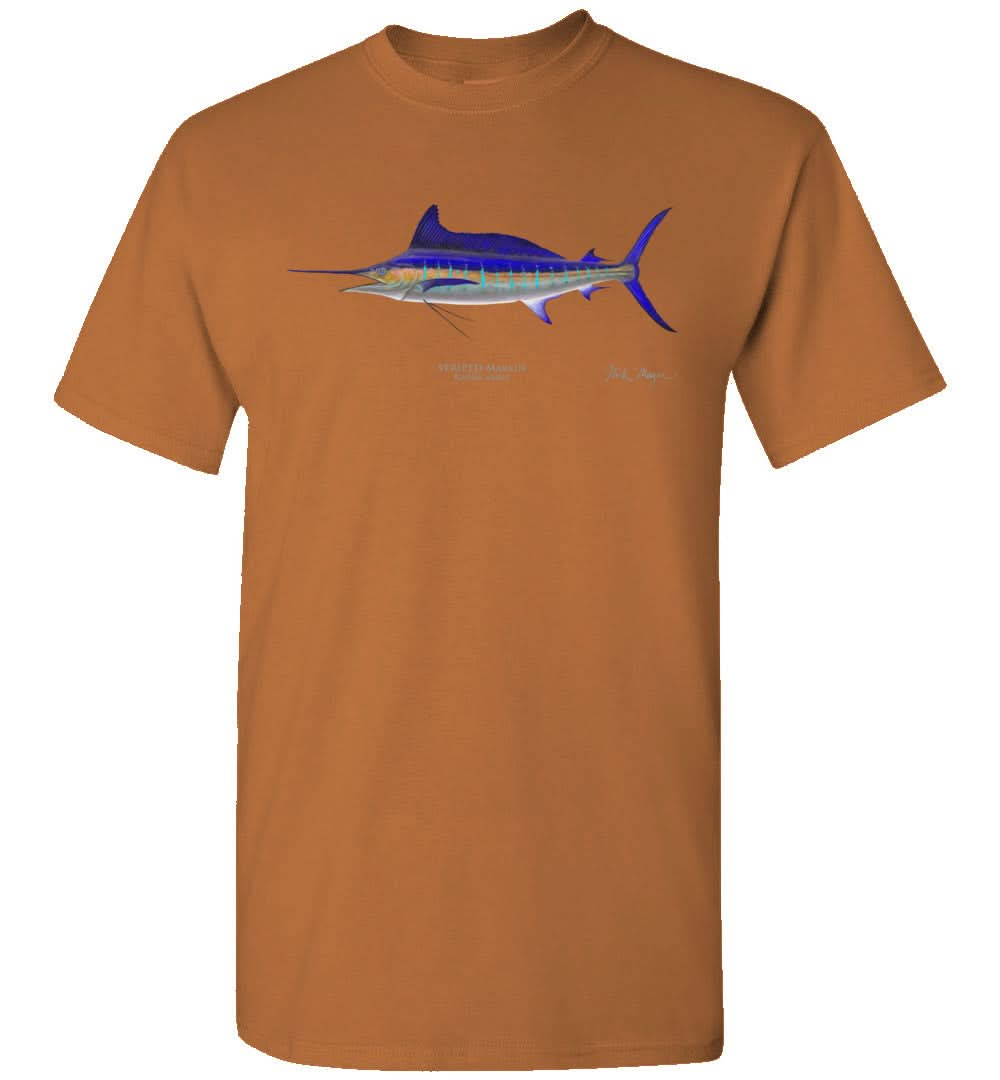 Striped Marlin Premium Comfort Colors Tee