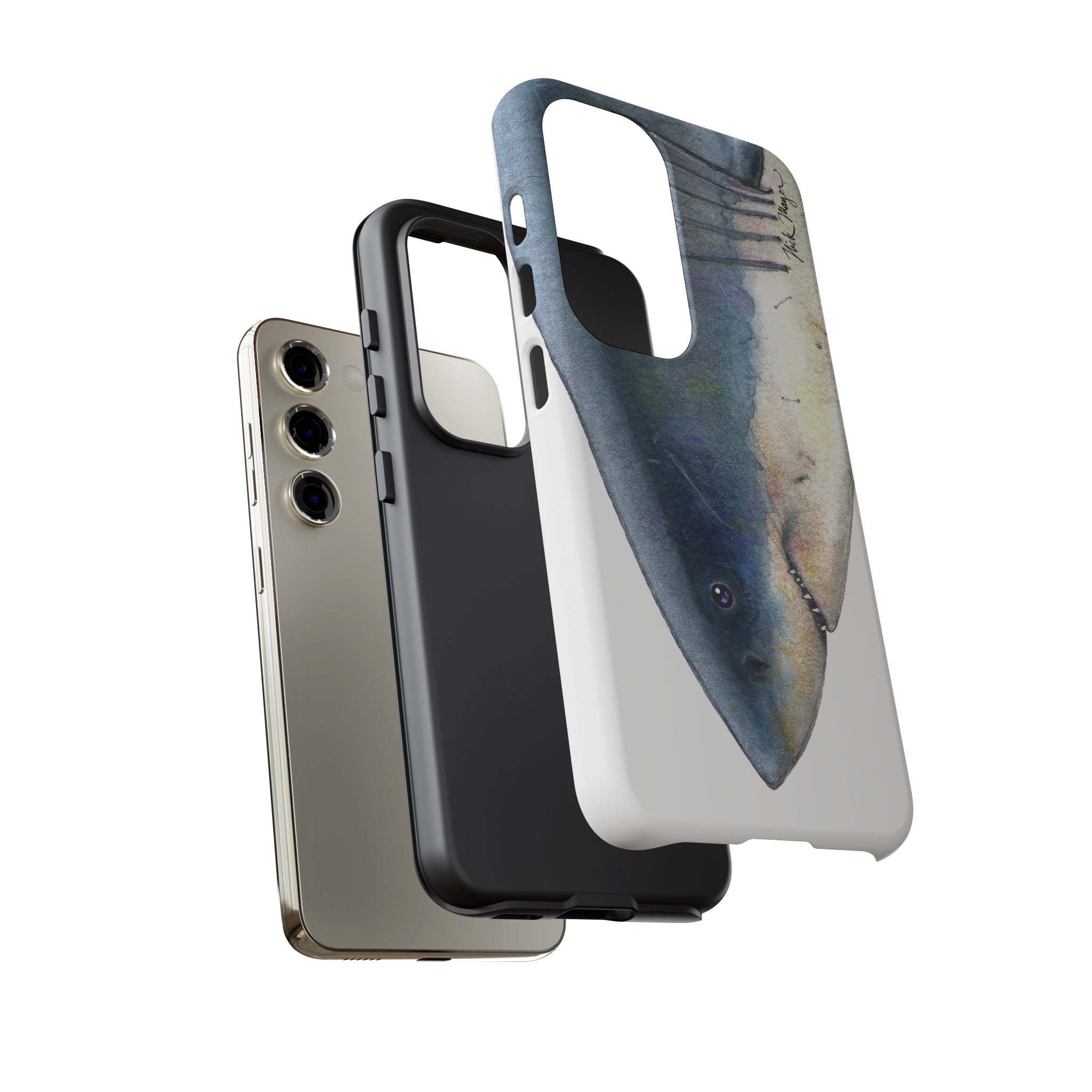 Great White Shark Face Phone Case (Samsung) Printify