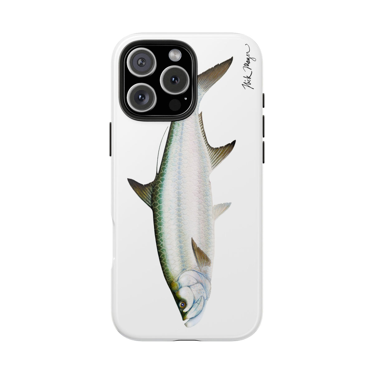Tarpon White Phone Case (iPhone) Printify