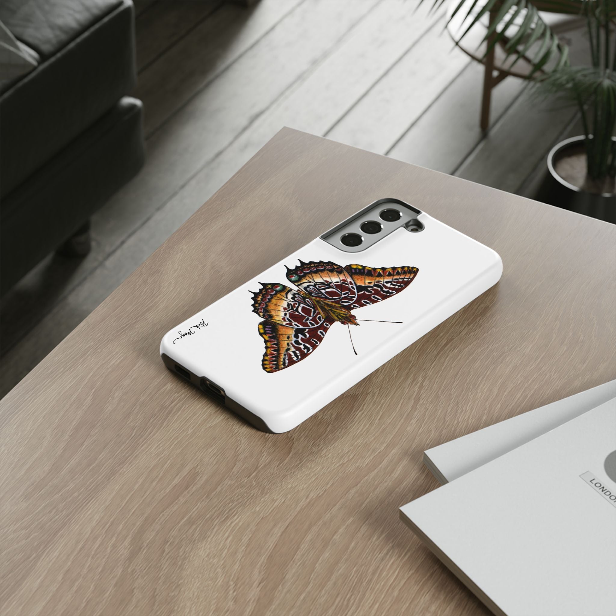 Black Bordered Charaxes Phone Case (Samsung)
