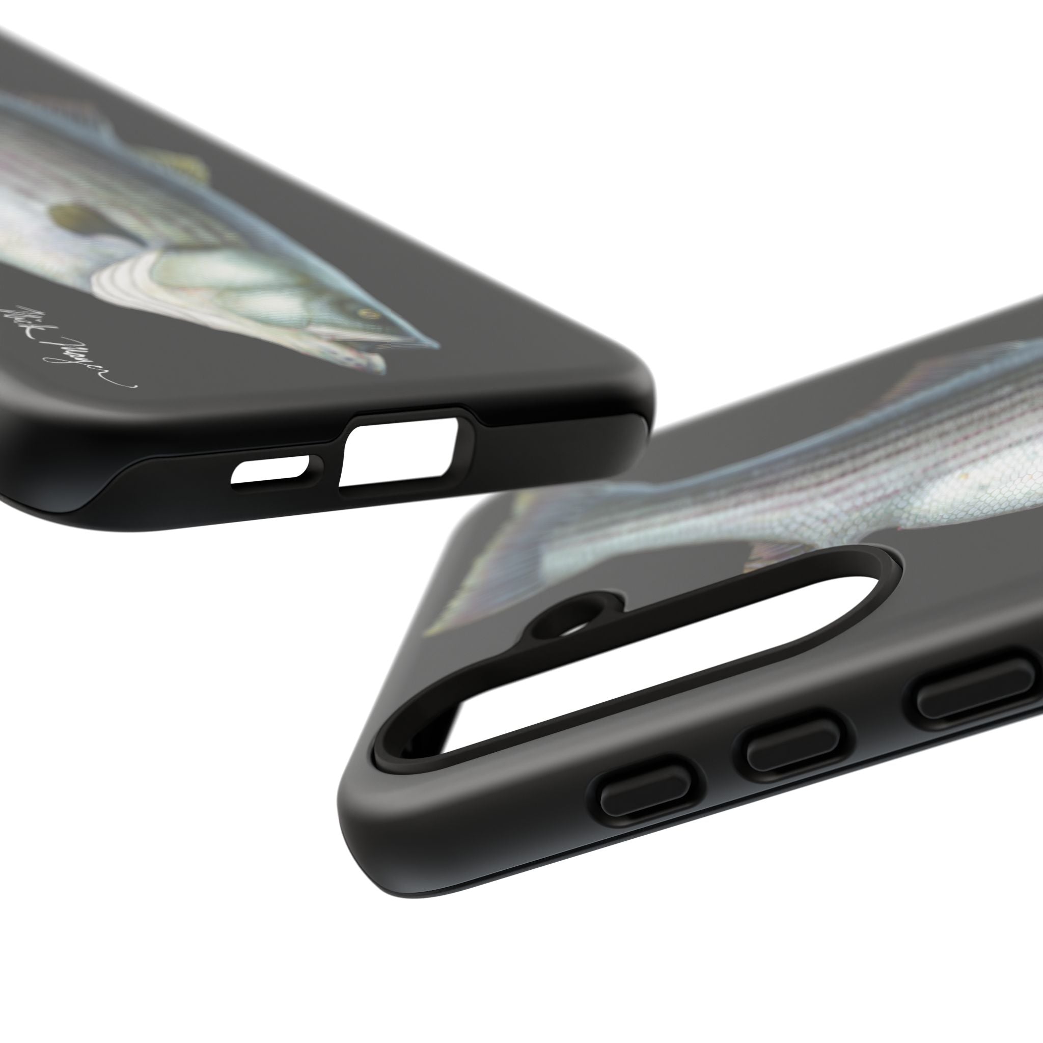 Cow Striper Phone Case (Samsung) - black