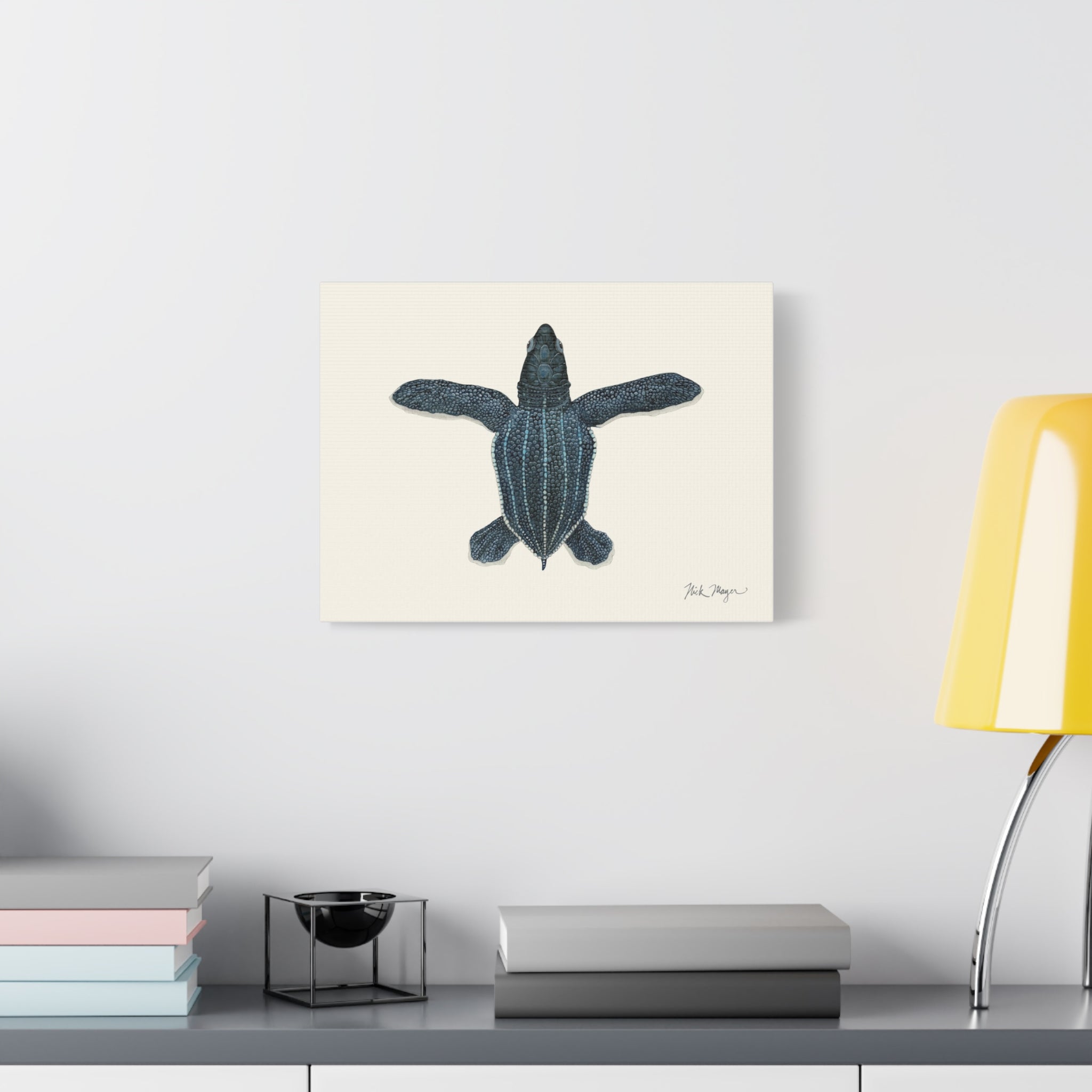 Hatchling Leatherback Sea Turtle Canvas Print