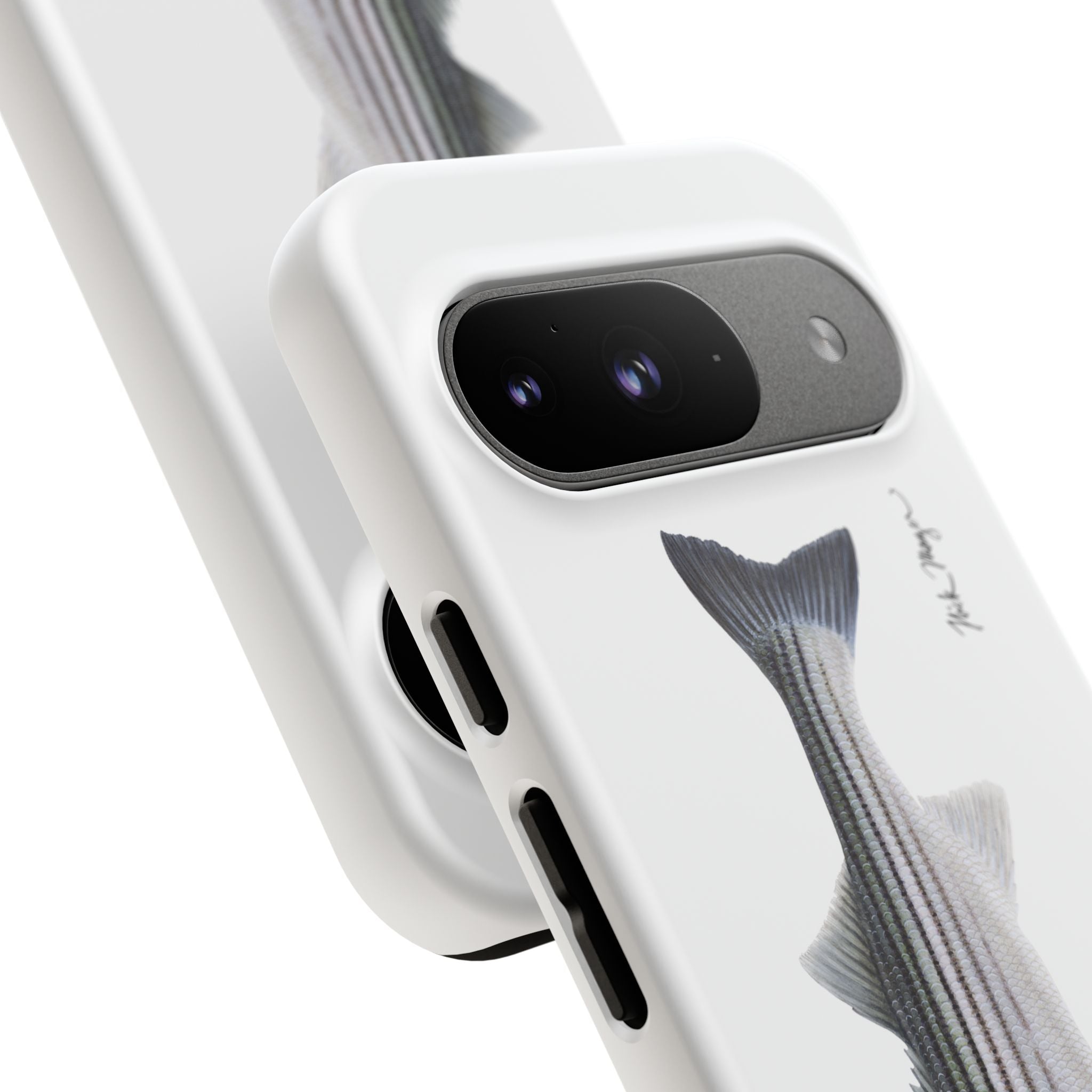 Schoolie Striper White Phone Case (Samsung) Printify