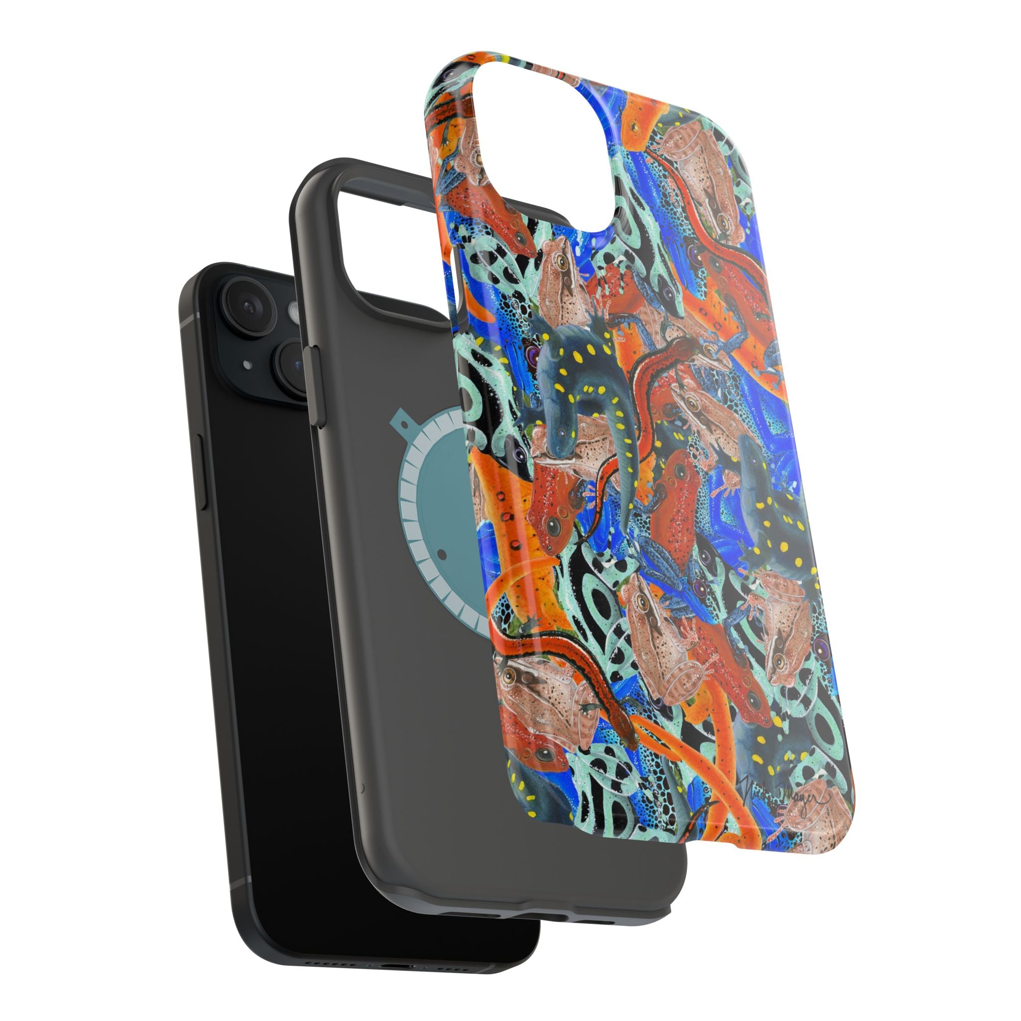 Frogs and Salamanders MagSafe iPhone Case