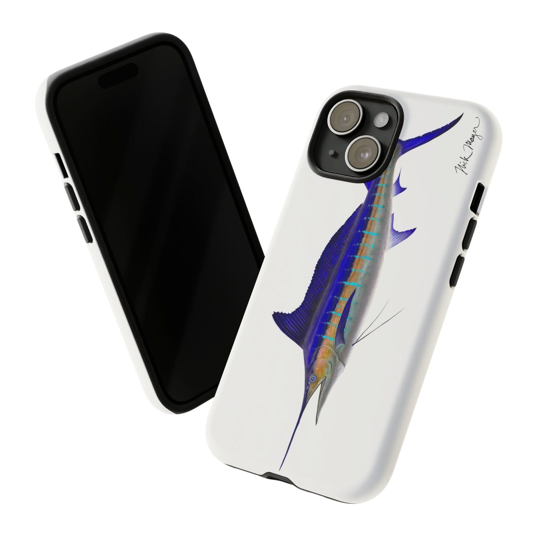 Striped Marlin iPhone 15 Case
