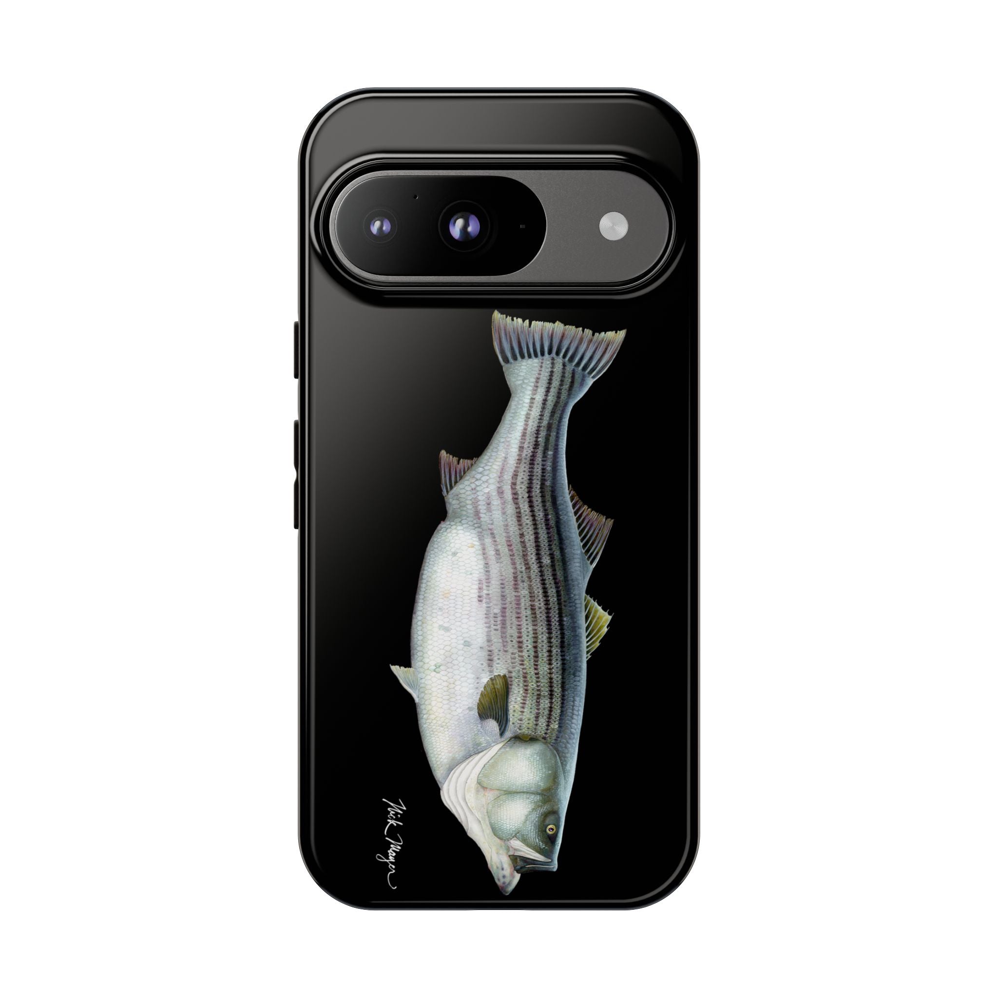 Cow Striper Phone Case (Samsung) - black