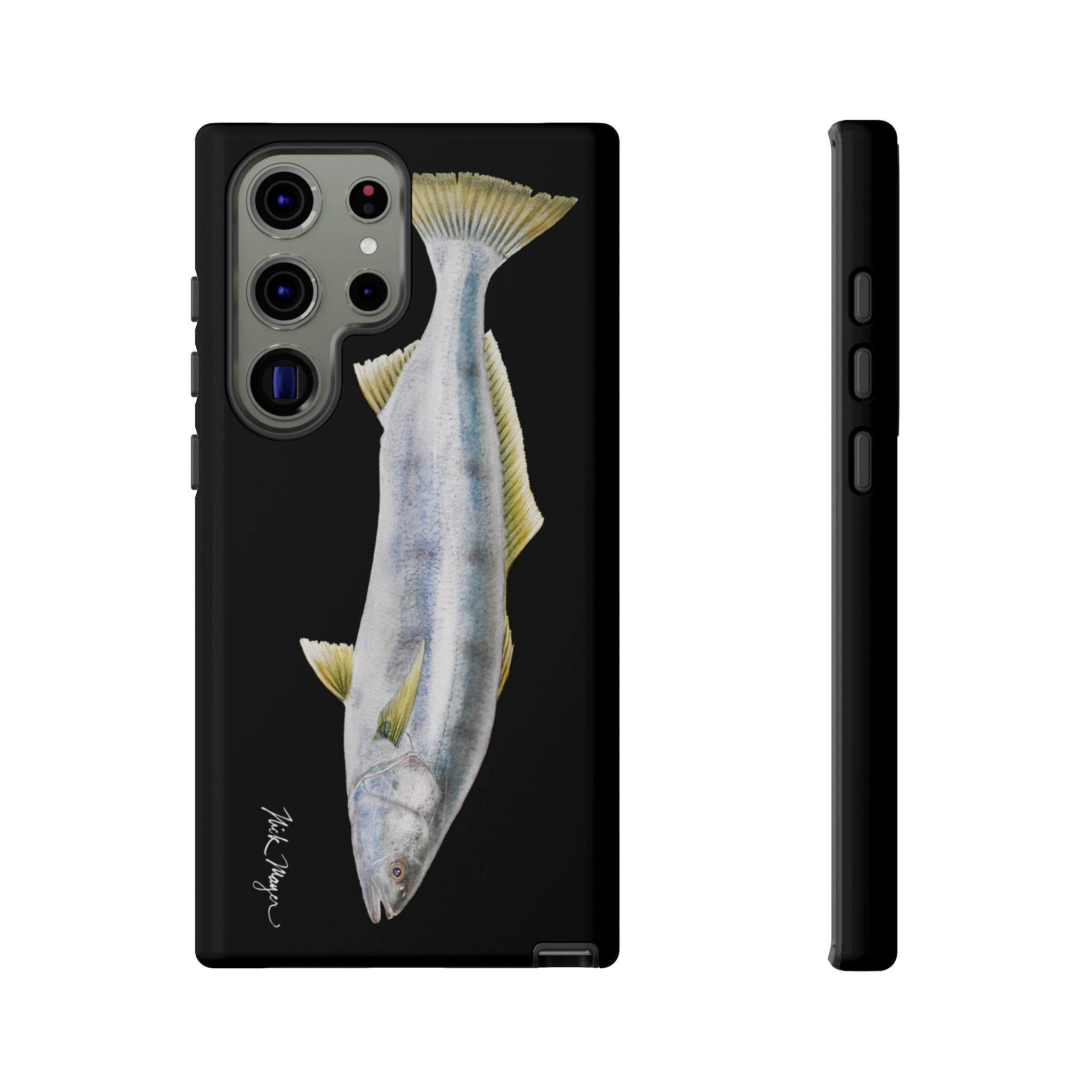 White Sea Bass Phone Case (Samsung) - black