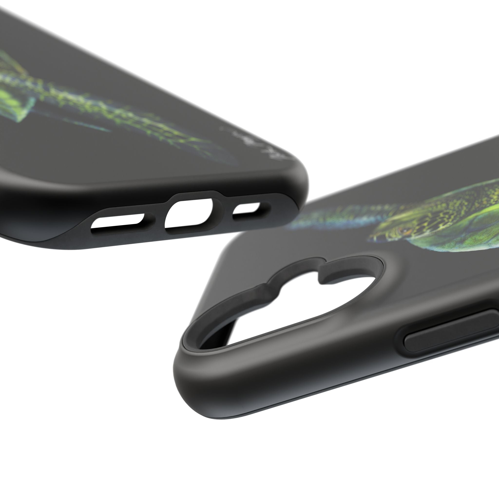 Green Sea Turtle MagSafe Black iPhone Case