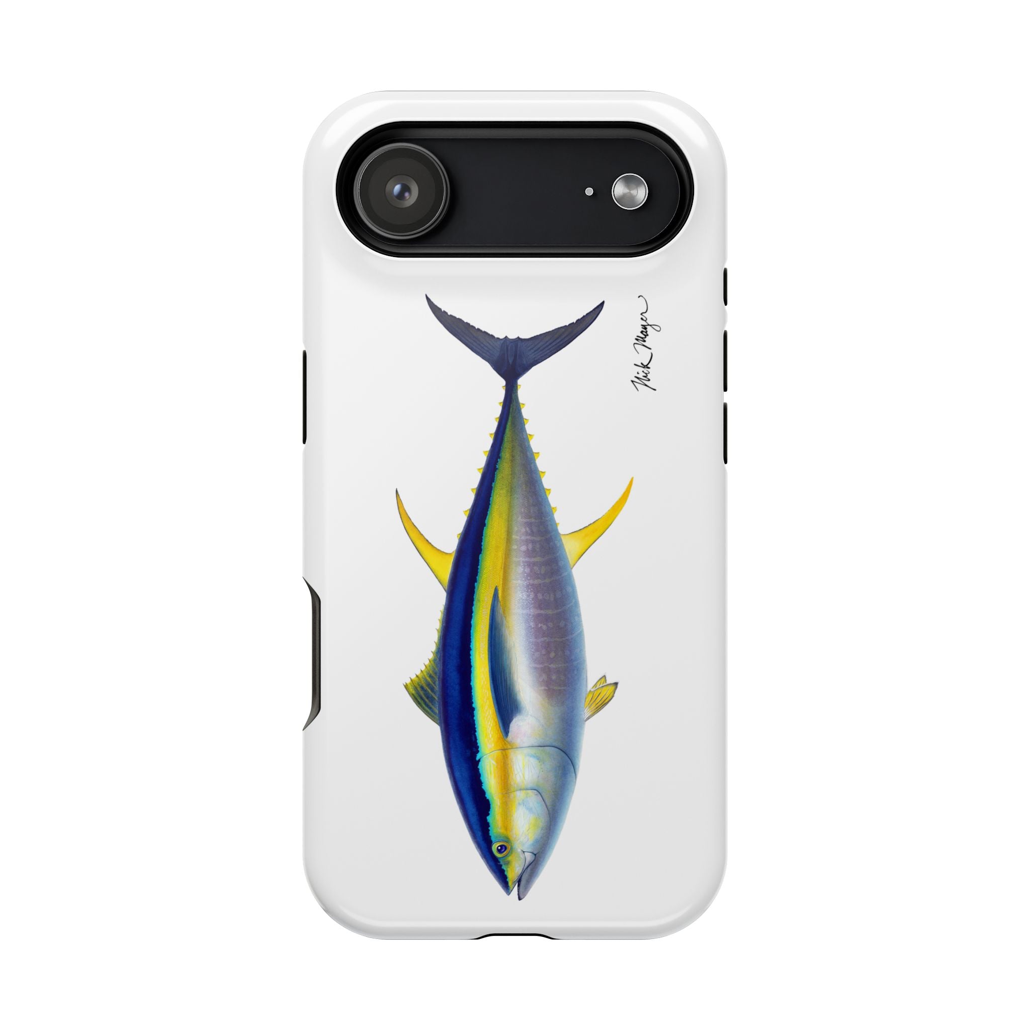 Yellowfin Tuna MagSafe White iPhone Case