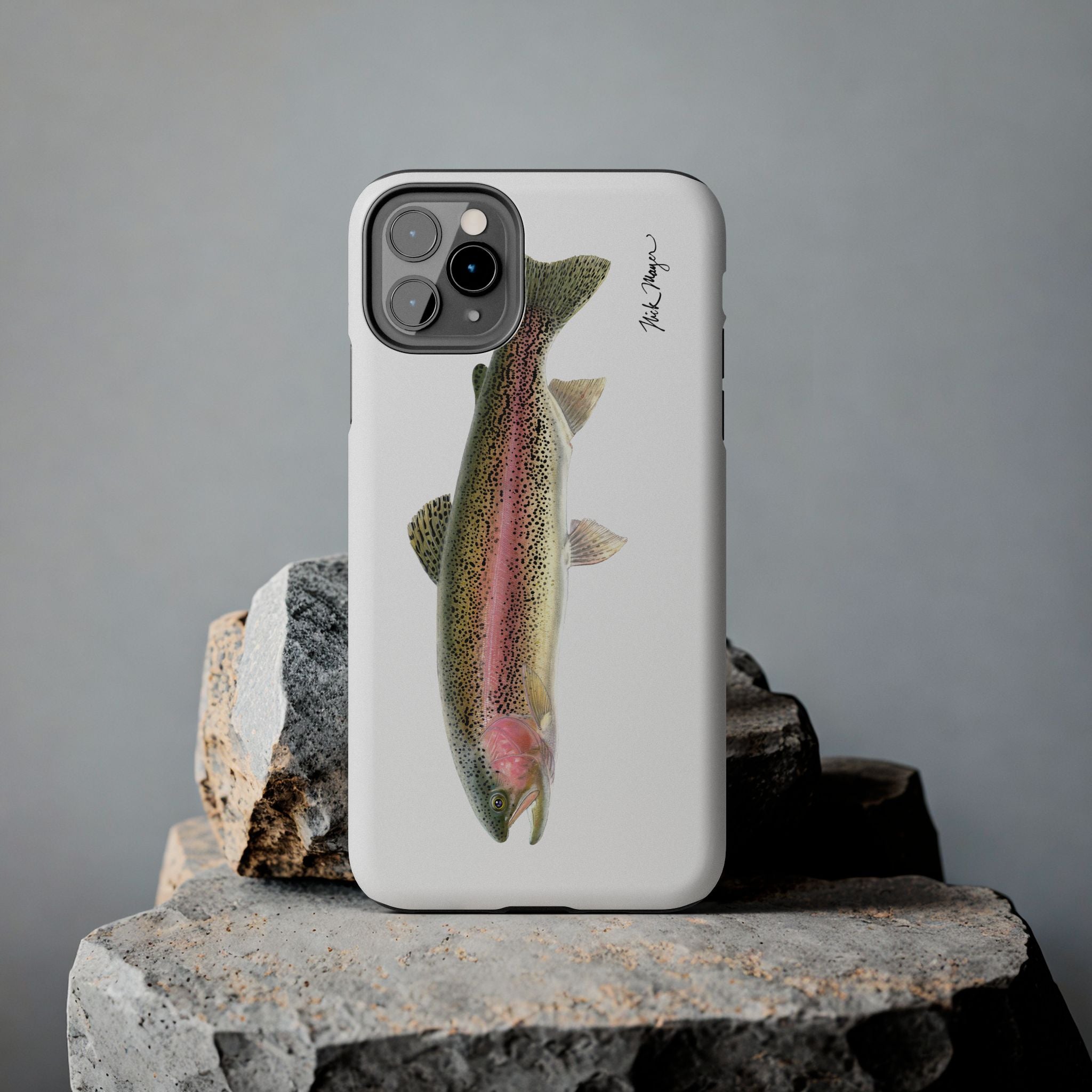Rainbow Trout White Phone Case (iPhone)