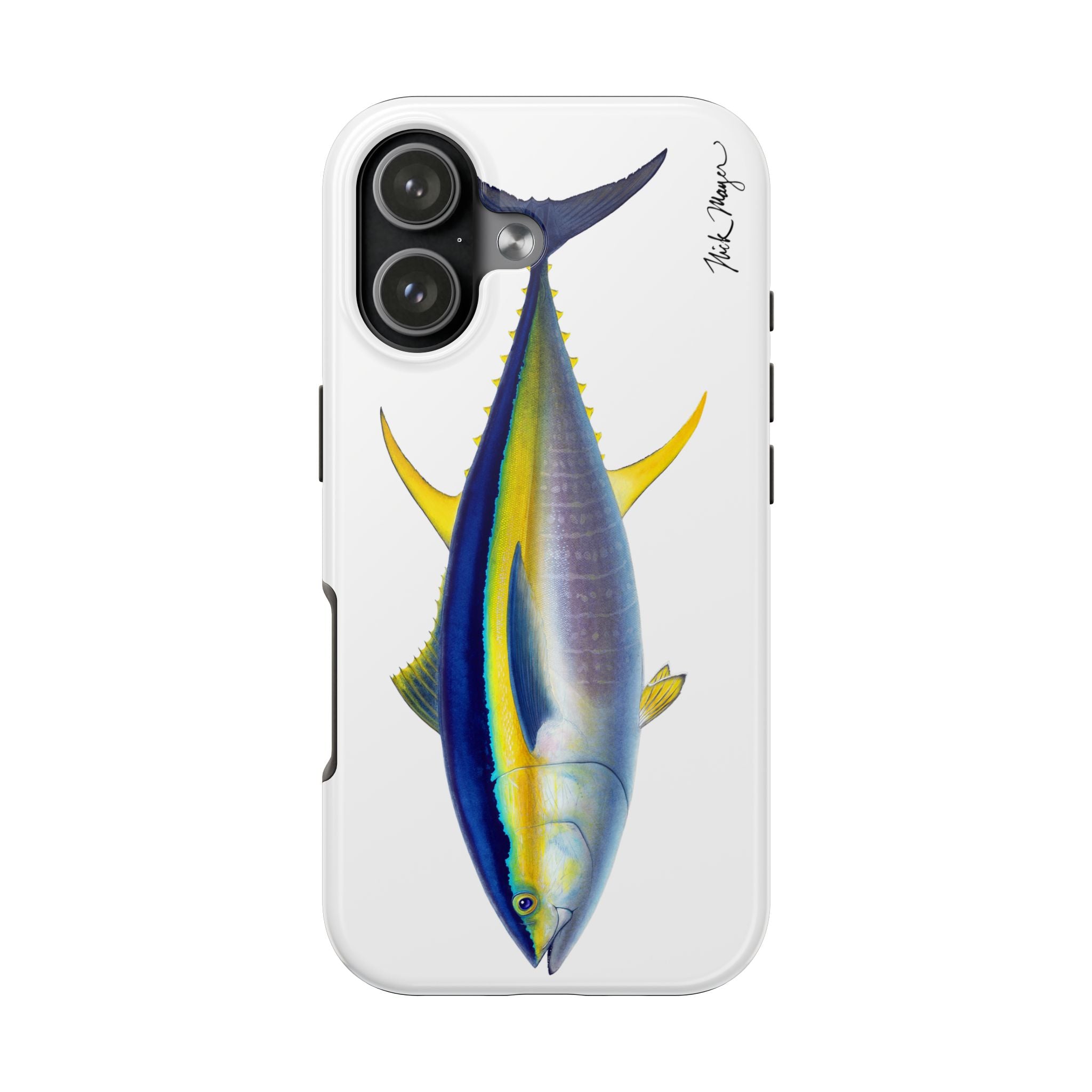 Yellowfin Tuna White Phone Case (iPhone)