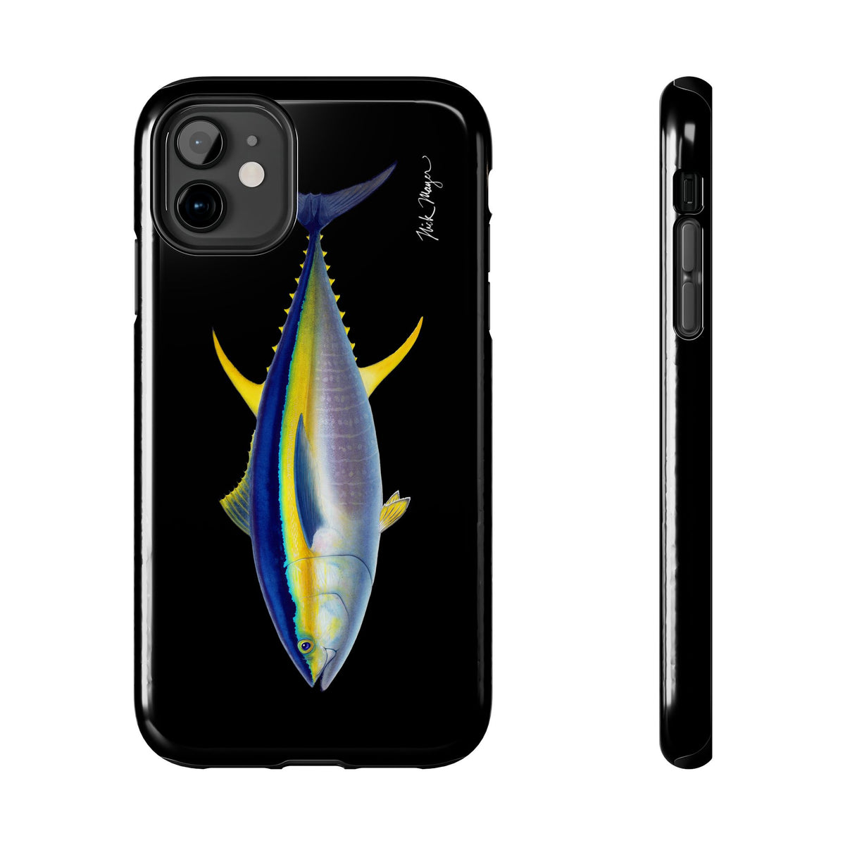 Yellowfin Tuna Black Phone Case (iPhone) Printify