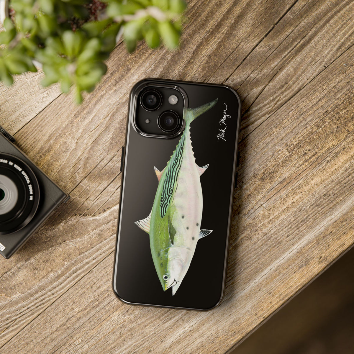 Albie Black Phone Case (iPhone) Printify