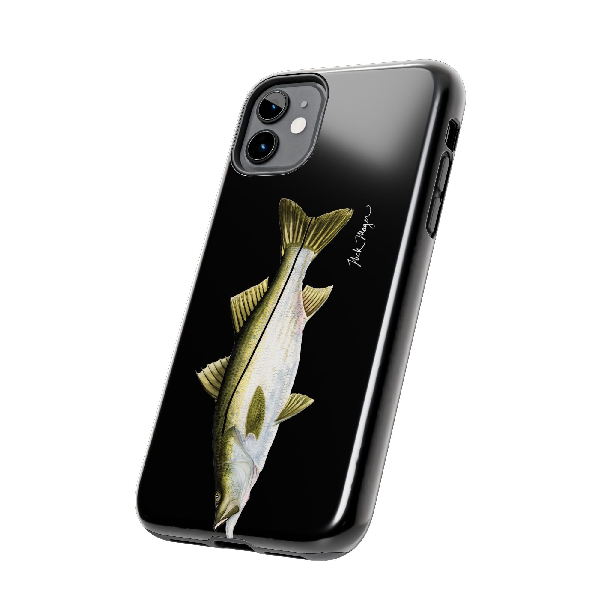 Snook Black Phone Case (iPhone)