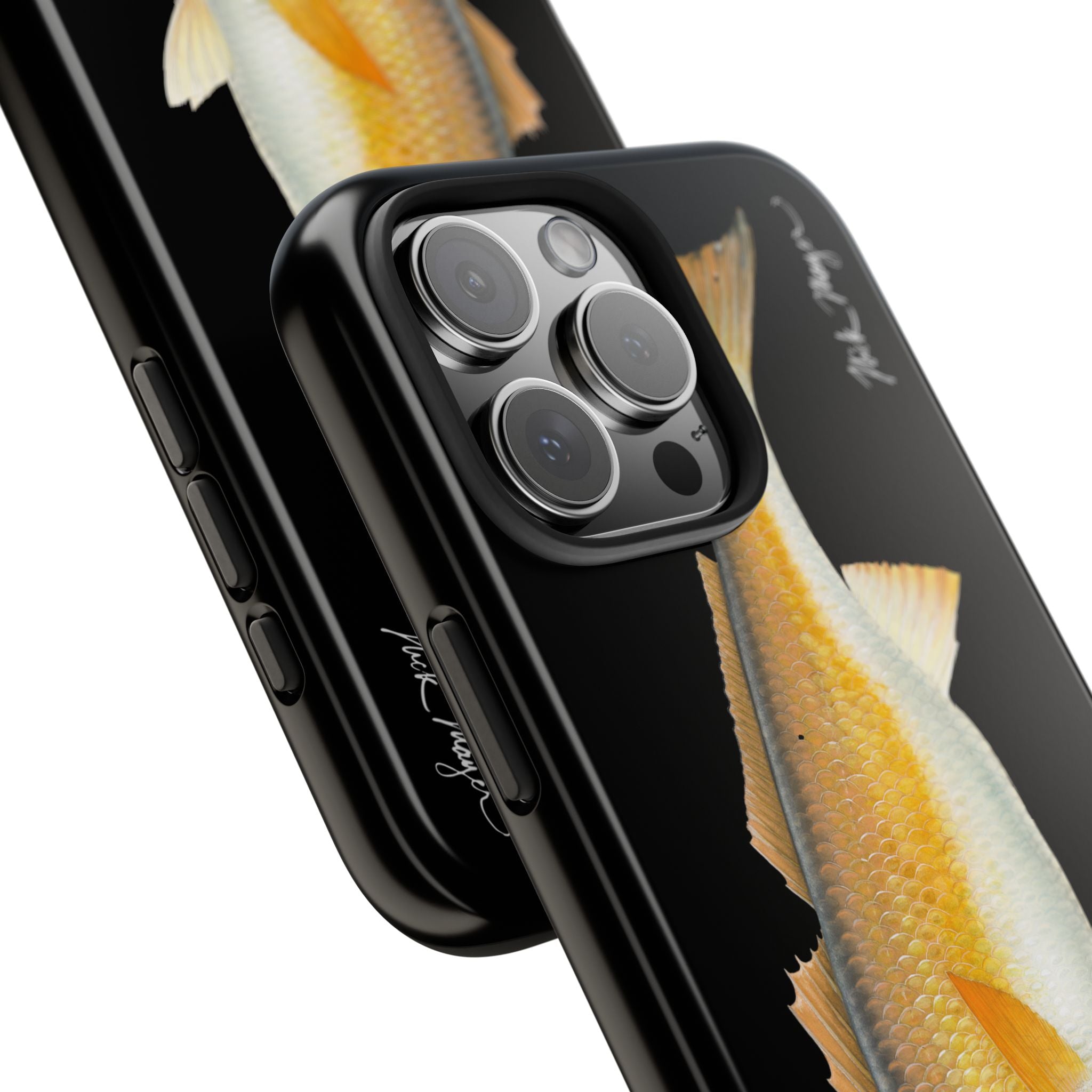 Bull Redfish Black Phone Case (iPhone)