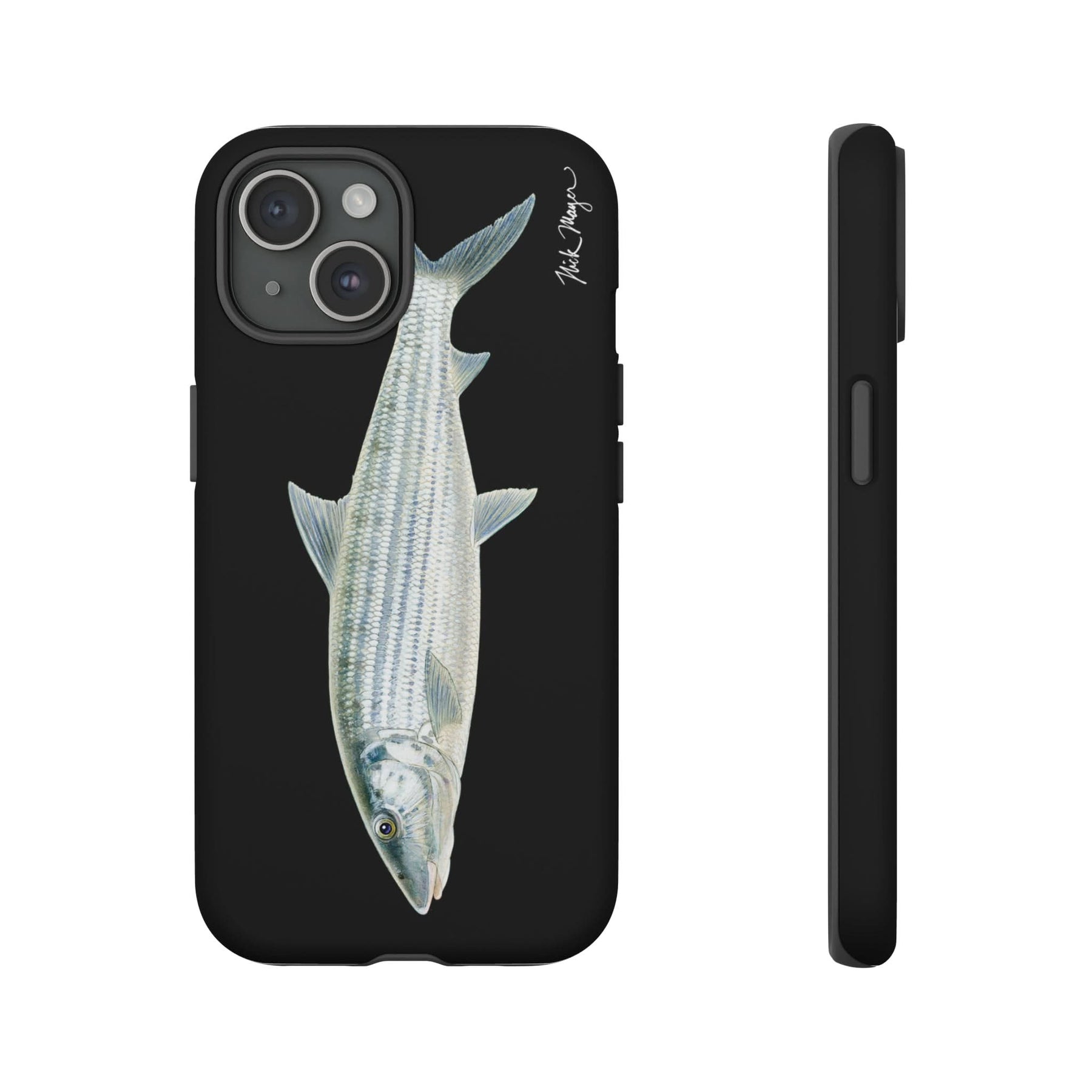 Bonefish Black iPhone 15 Case