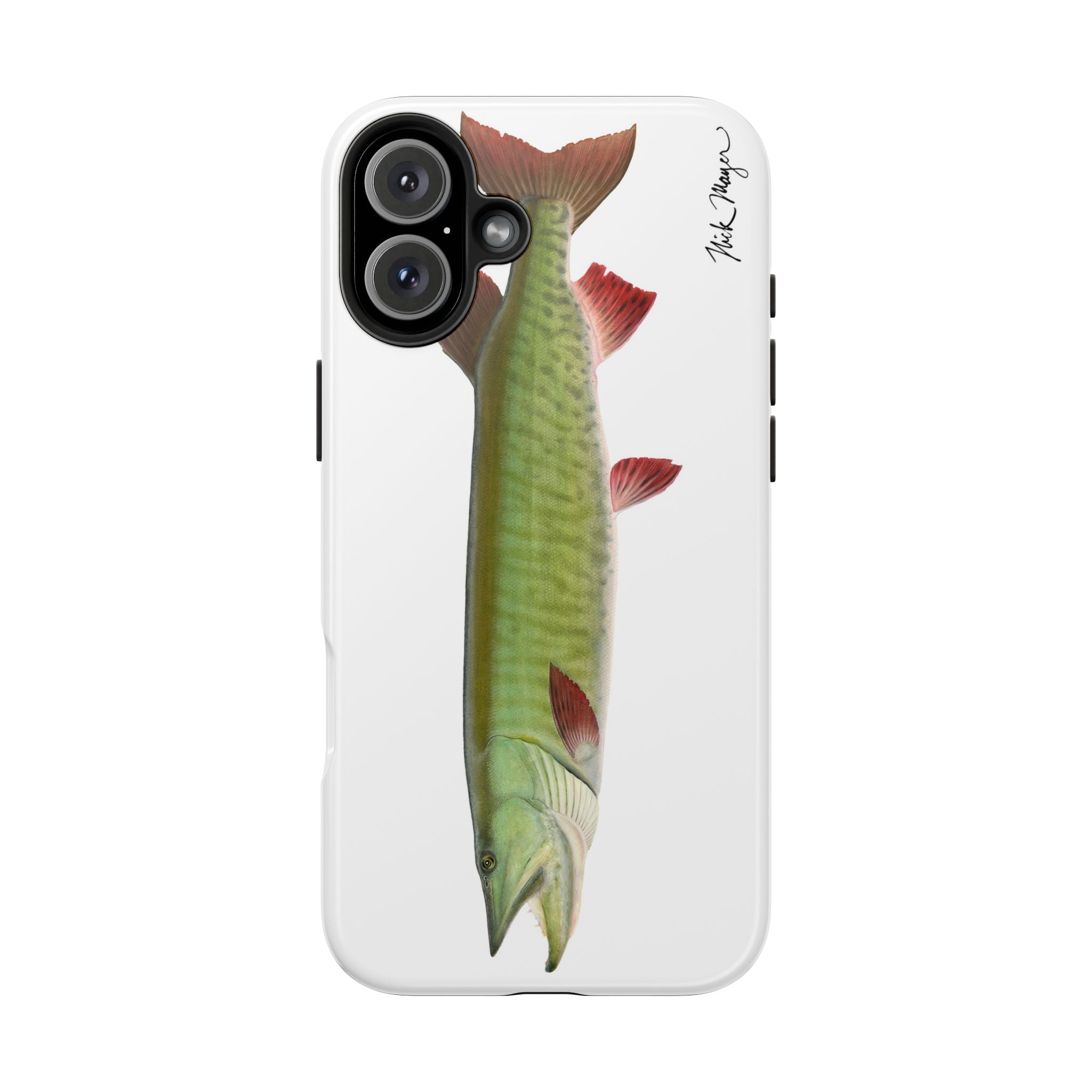 Trophy Muskie White Phone Case (iPhone)