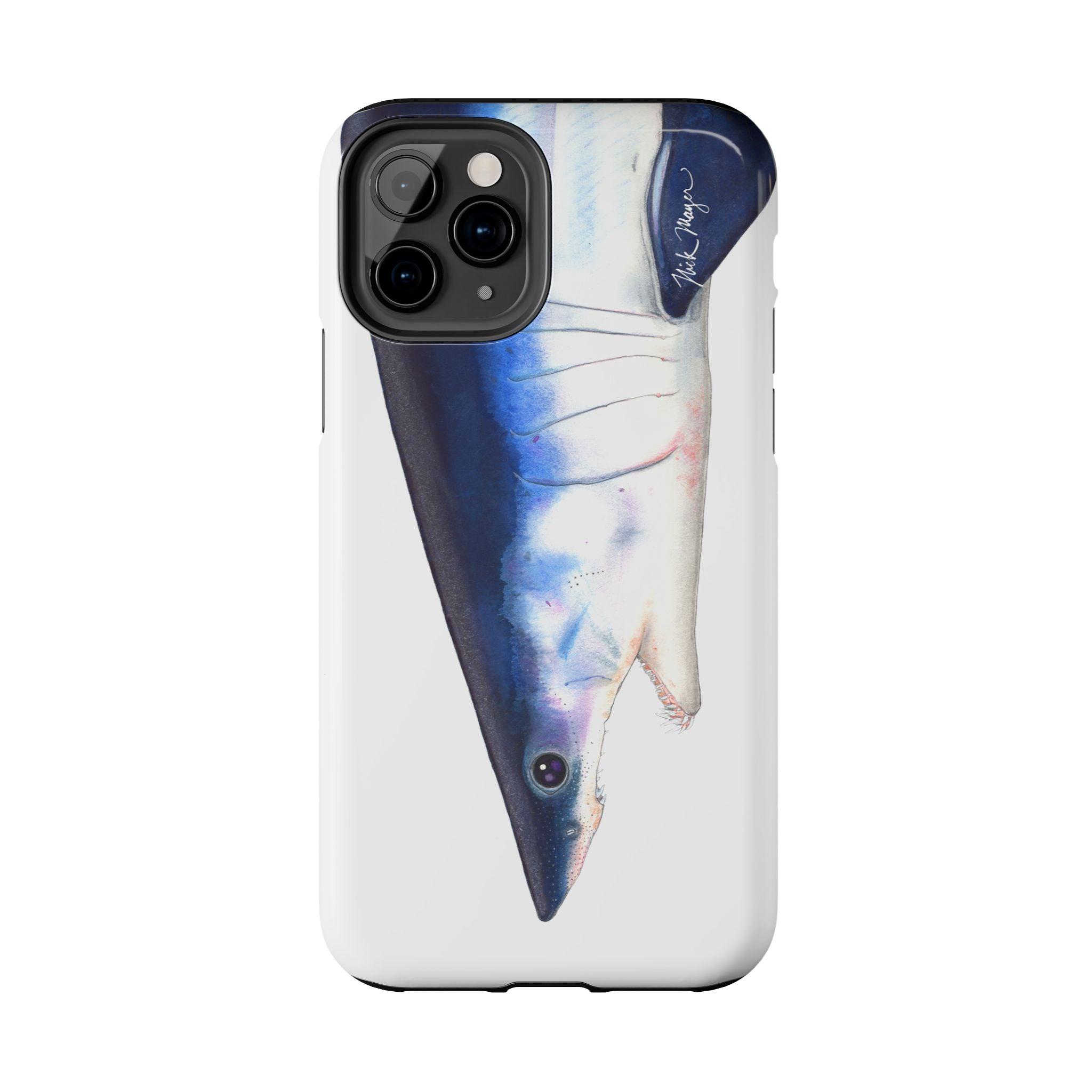 Mako Shark Face White Phone Case (iPhone)
