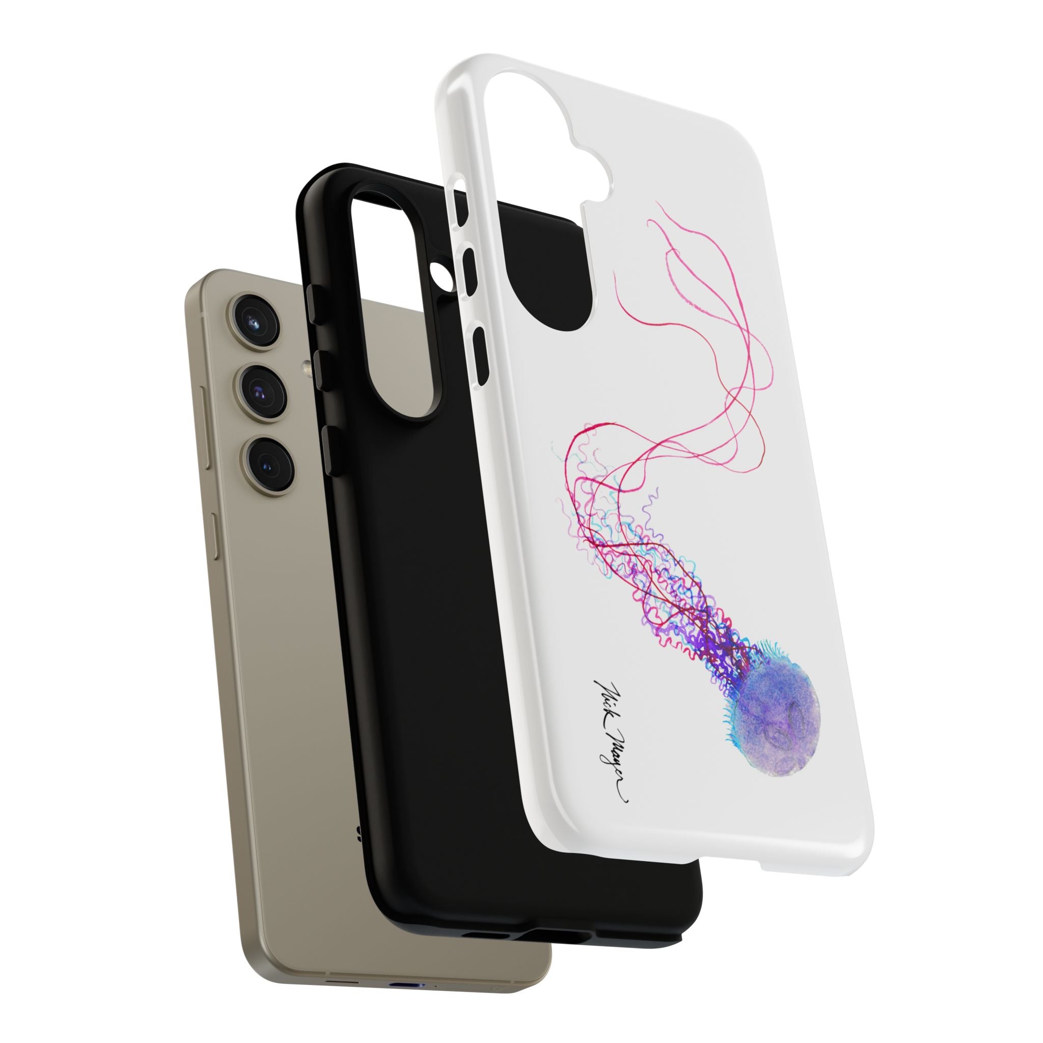 Purple Jellyfish I Phone Case (Samsung)