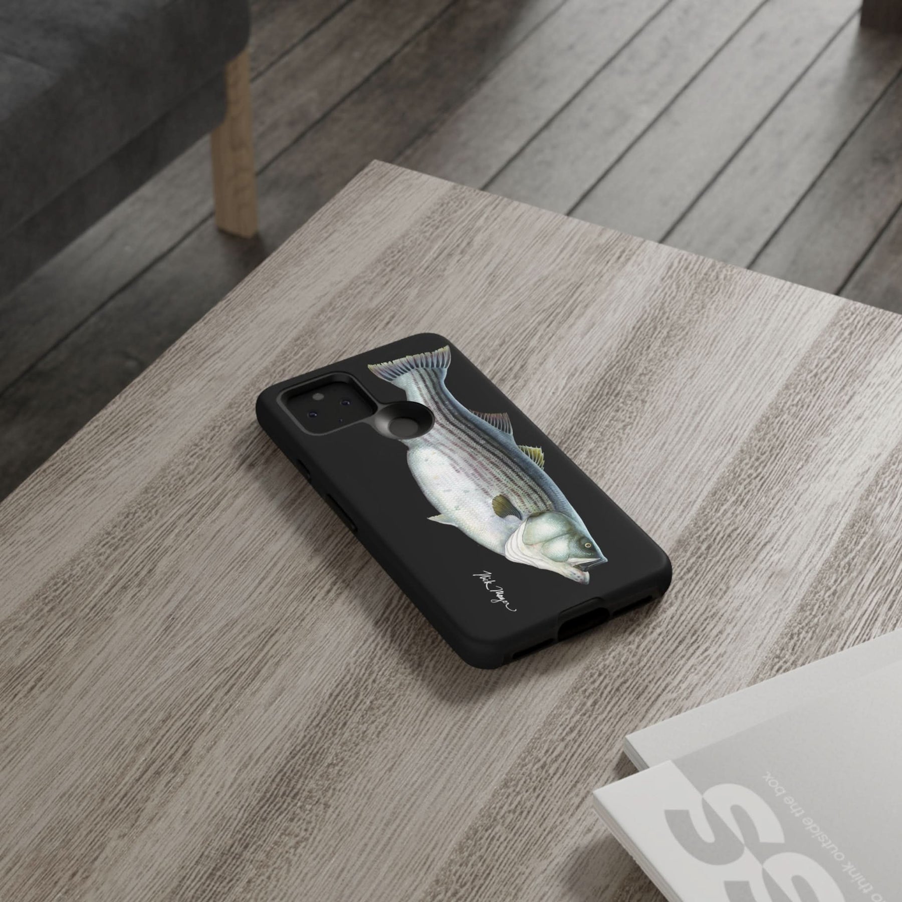 Cow Striper Phone Case (Samsung) - black