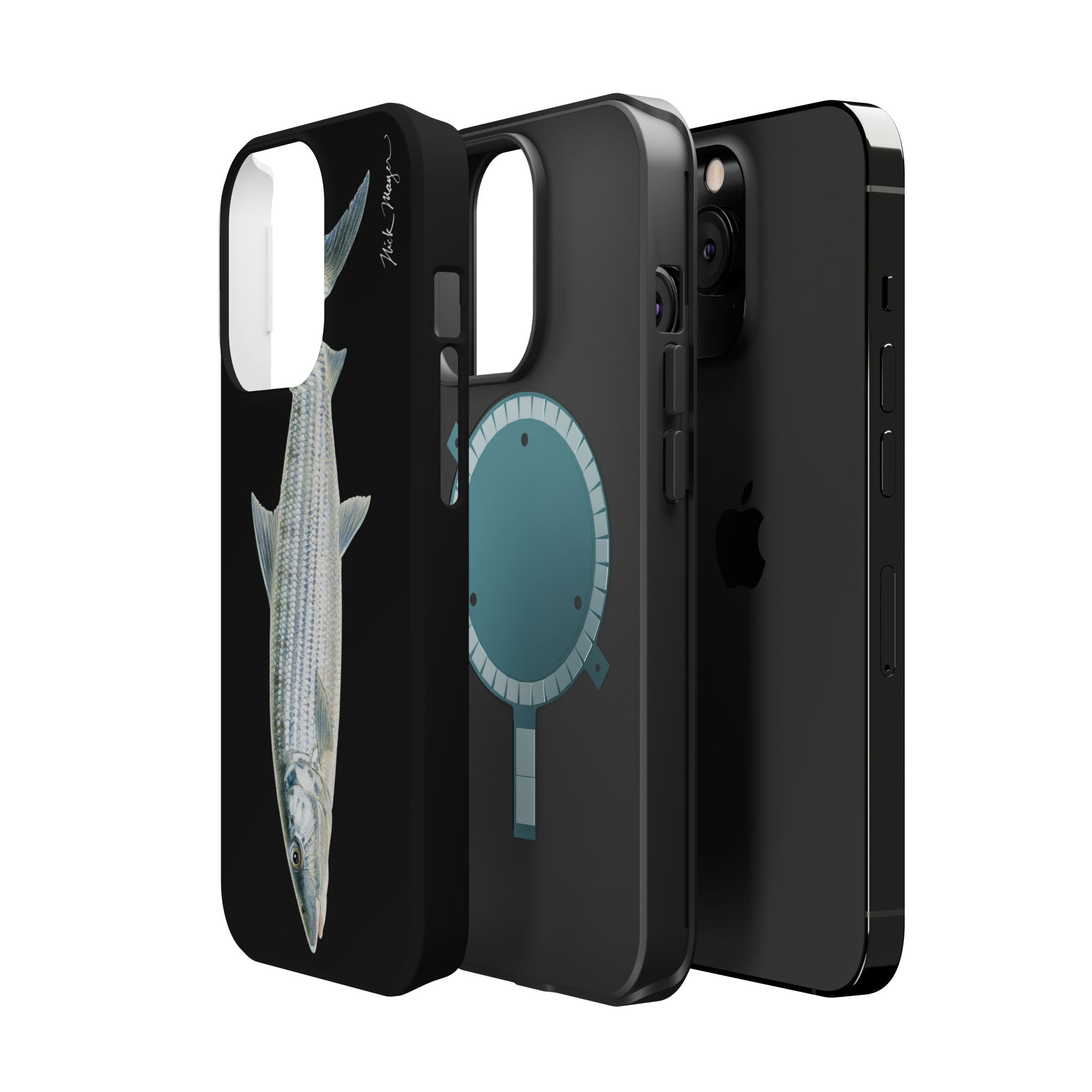 Bonefish MagSafe Black iPhone Case