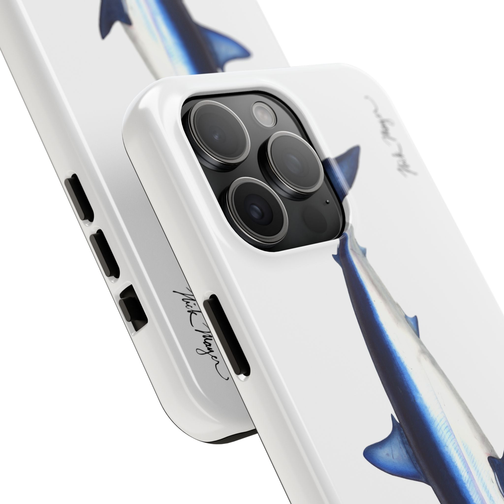 Mako Shark White Phone Case (iPhone)
